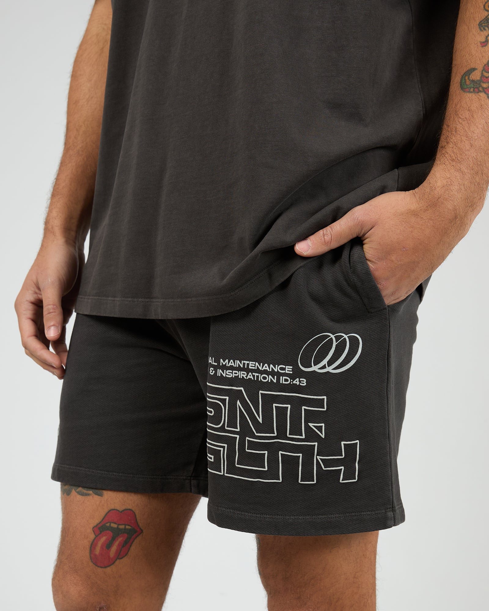 Liveries Fleece Short Coal - Image 5