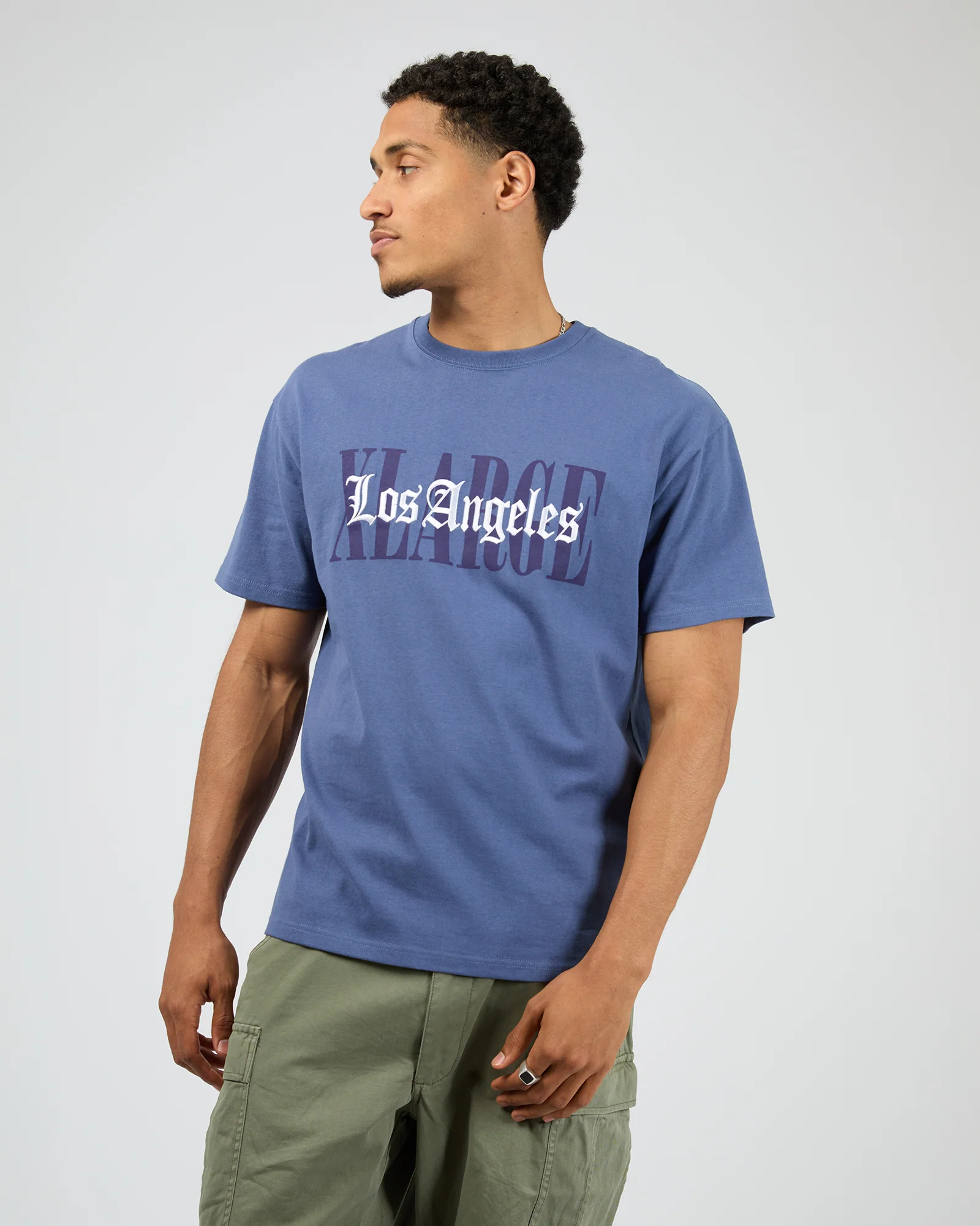 Los Angeles Short Sleeve Tee Dusty Navy