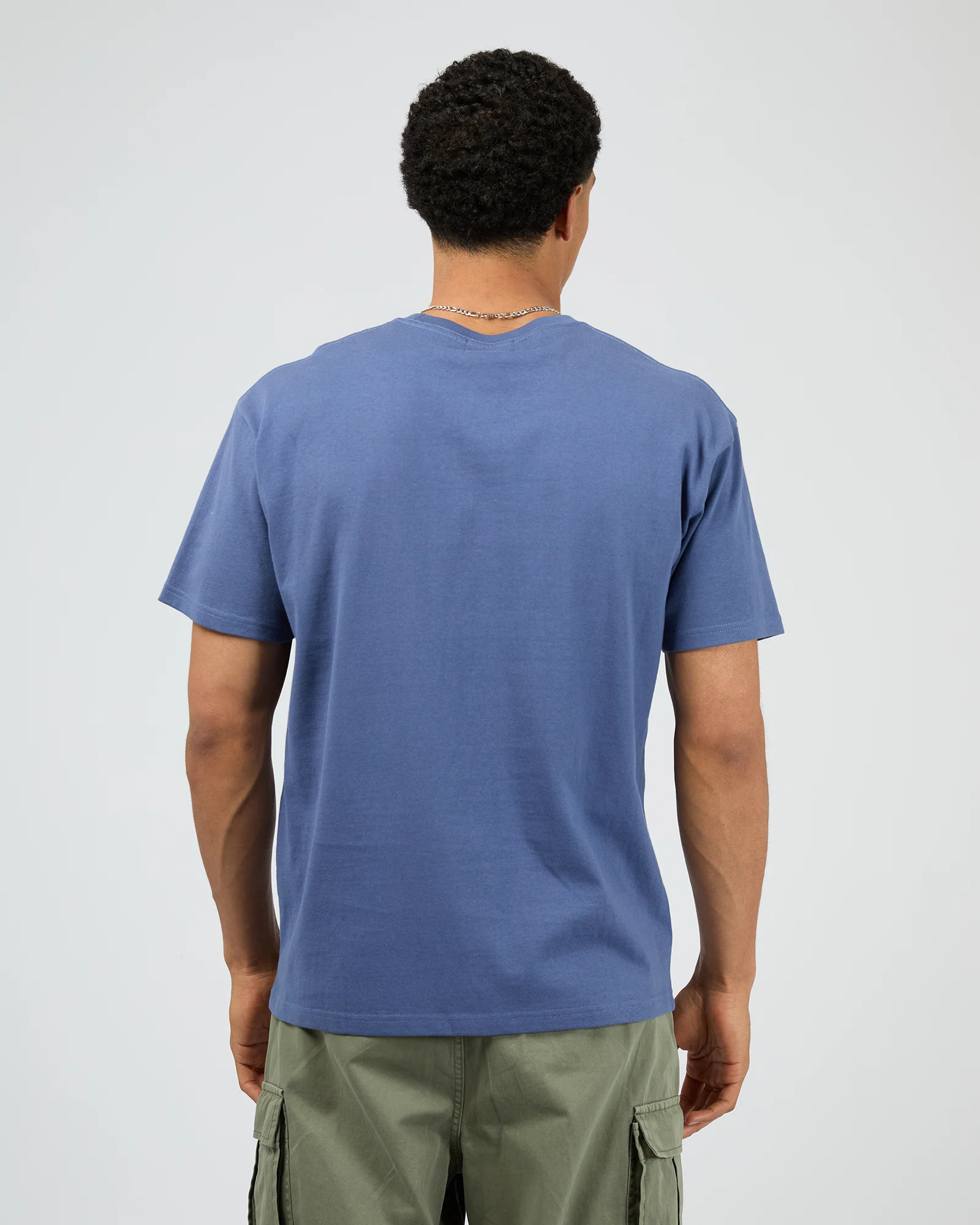 Los Angeles Short Sleeve Tee Dusty Navy - Image 2