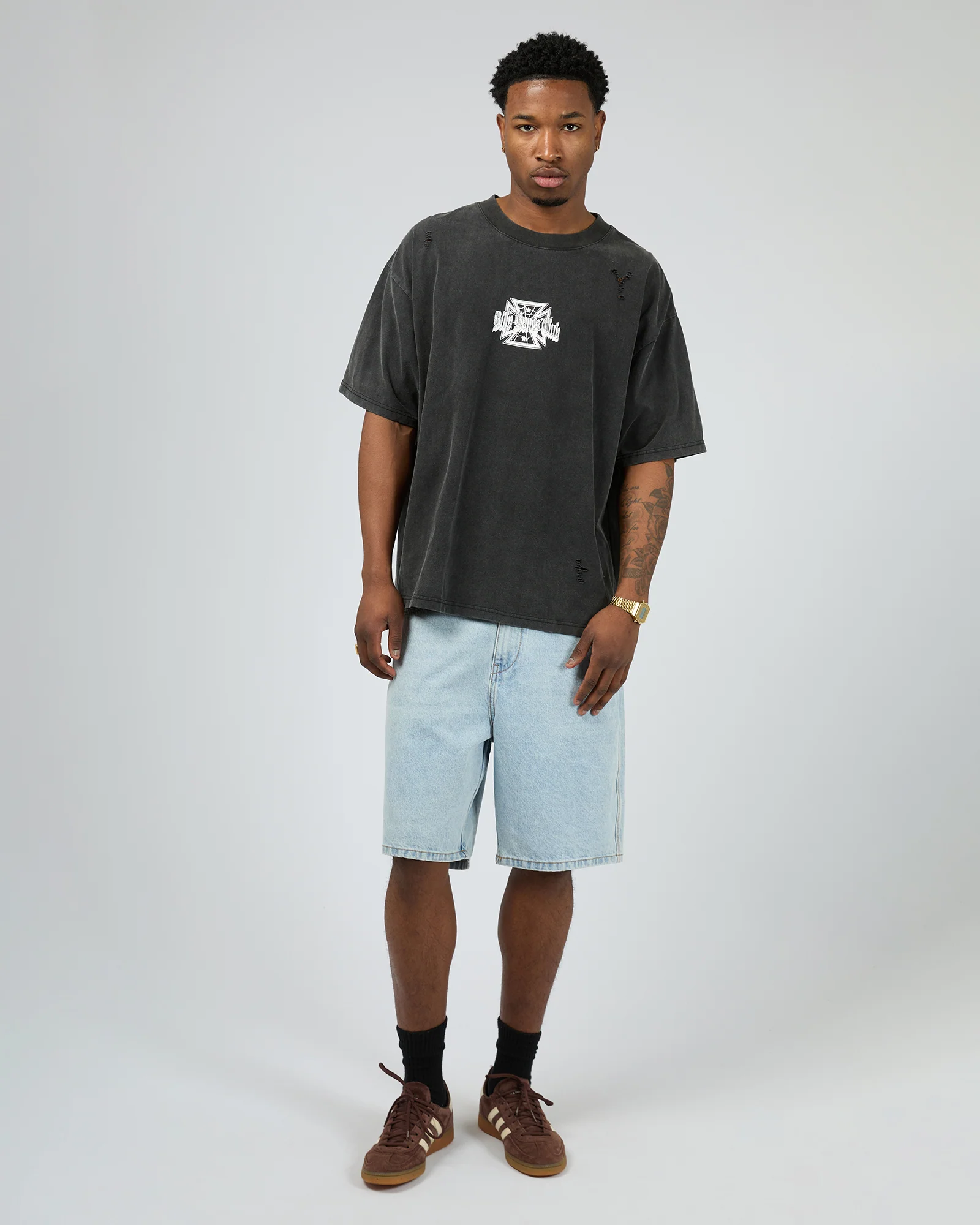 Lowrider Tee Washed Black - Image 3