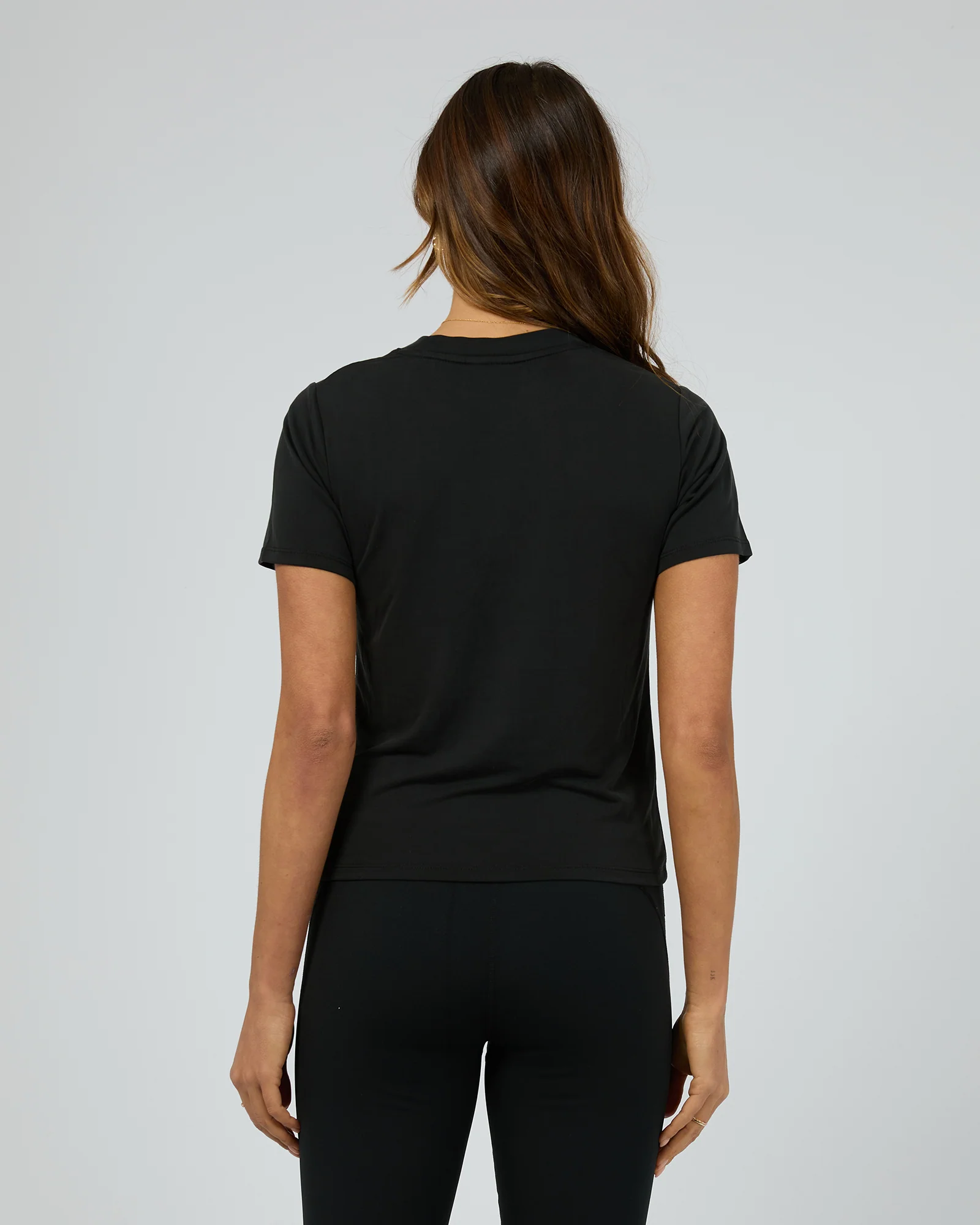 Luxe Active Tee Black - Image 3