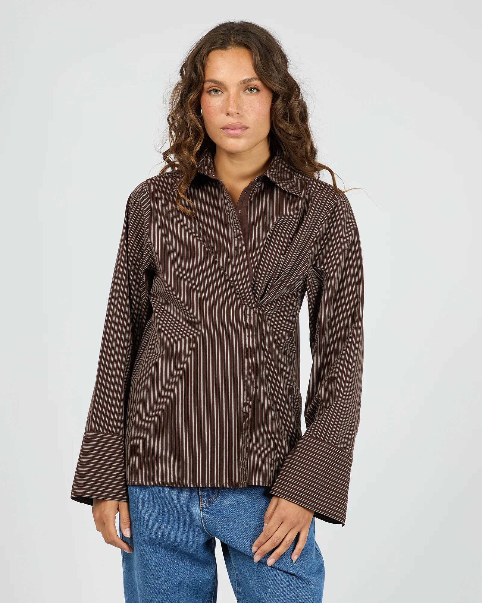 Mara Shirt Chocolate