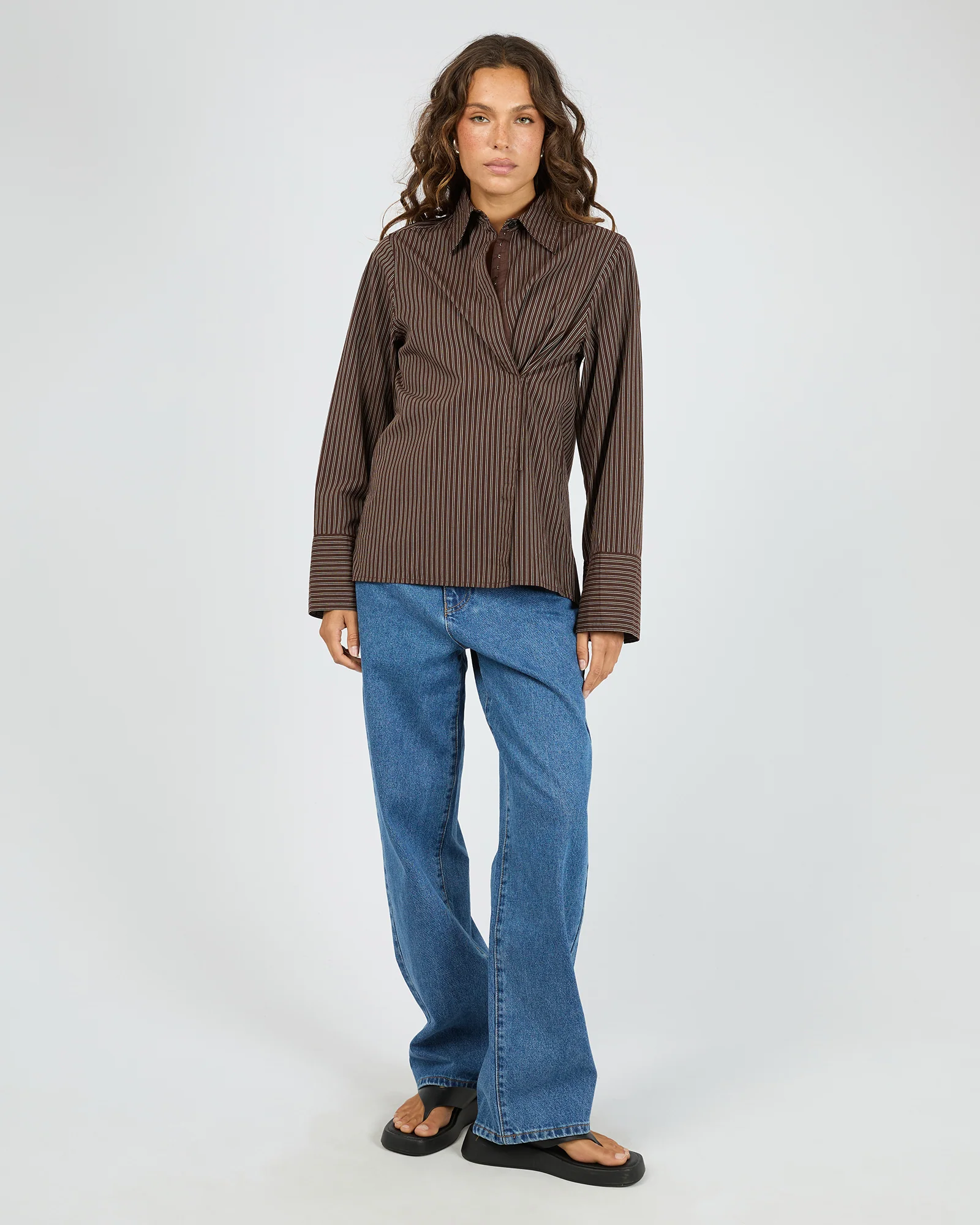 Mara Shirt Chocolate - Image 2