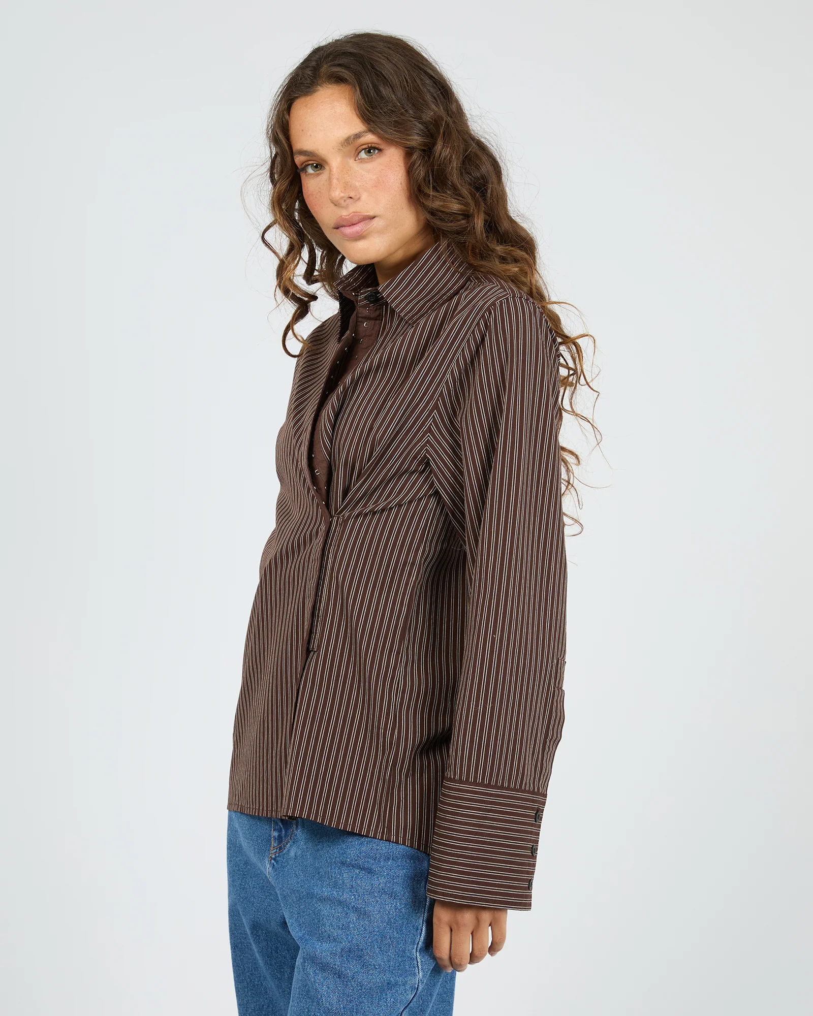 Mara Shirt Chocolate - Image 4