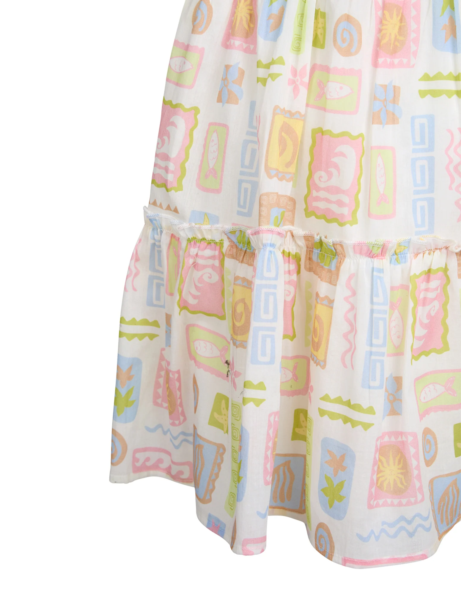 Kids Matisse Tiered Mini Dress Print - Image 3