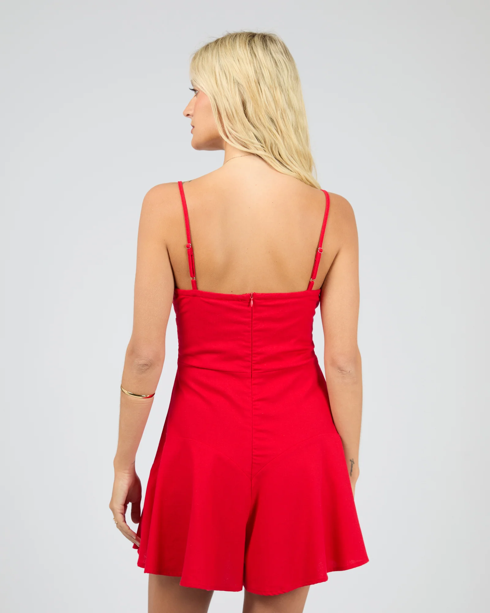 Mavis Playsuit Red - Image 3