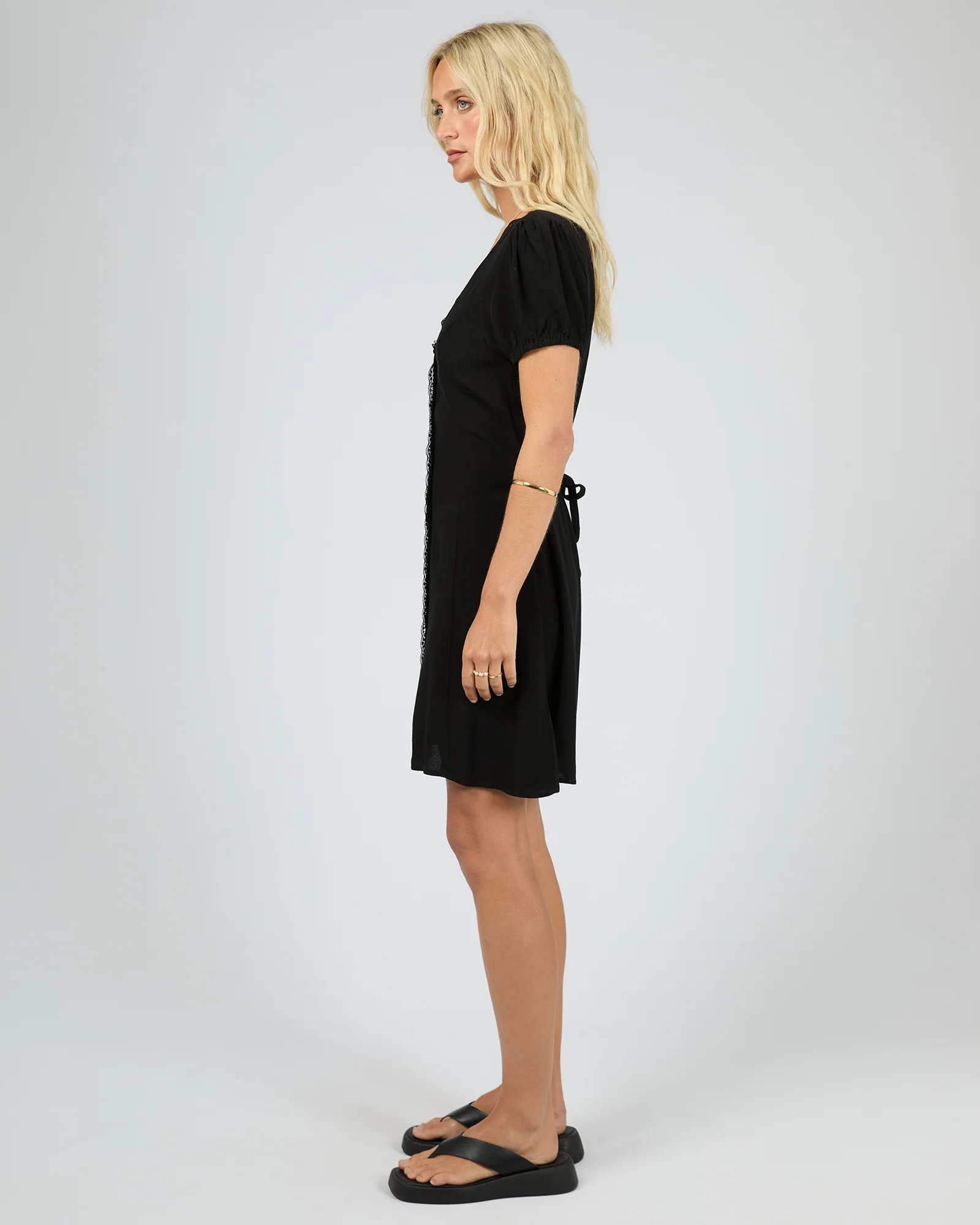 Maybelle Mini Dress Black - Image 6