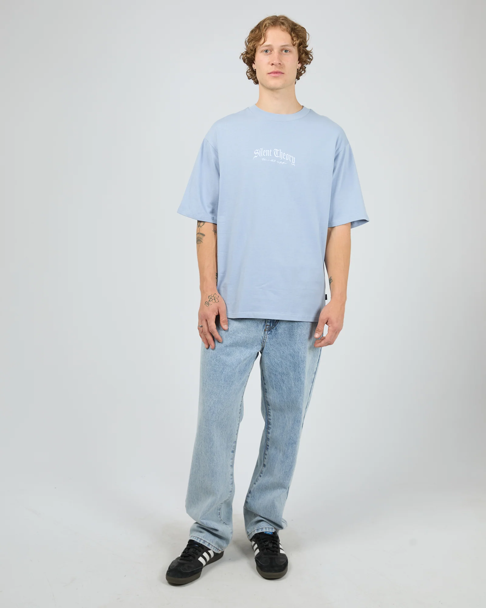 Mayhem Box Tee Blue - Image 3