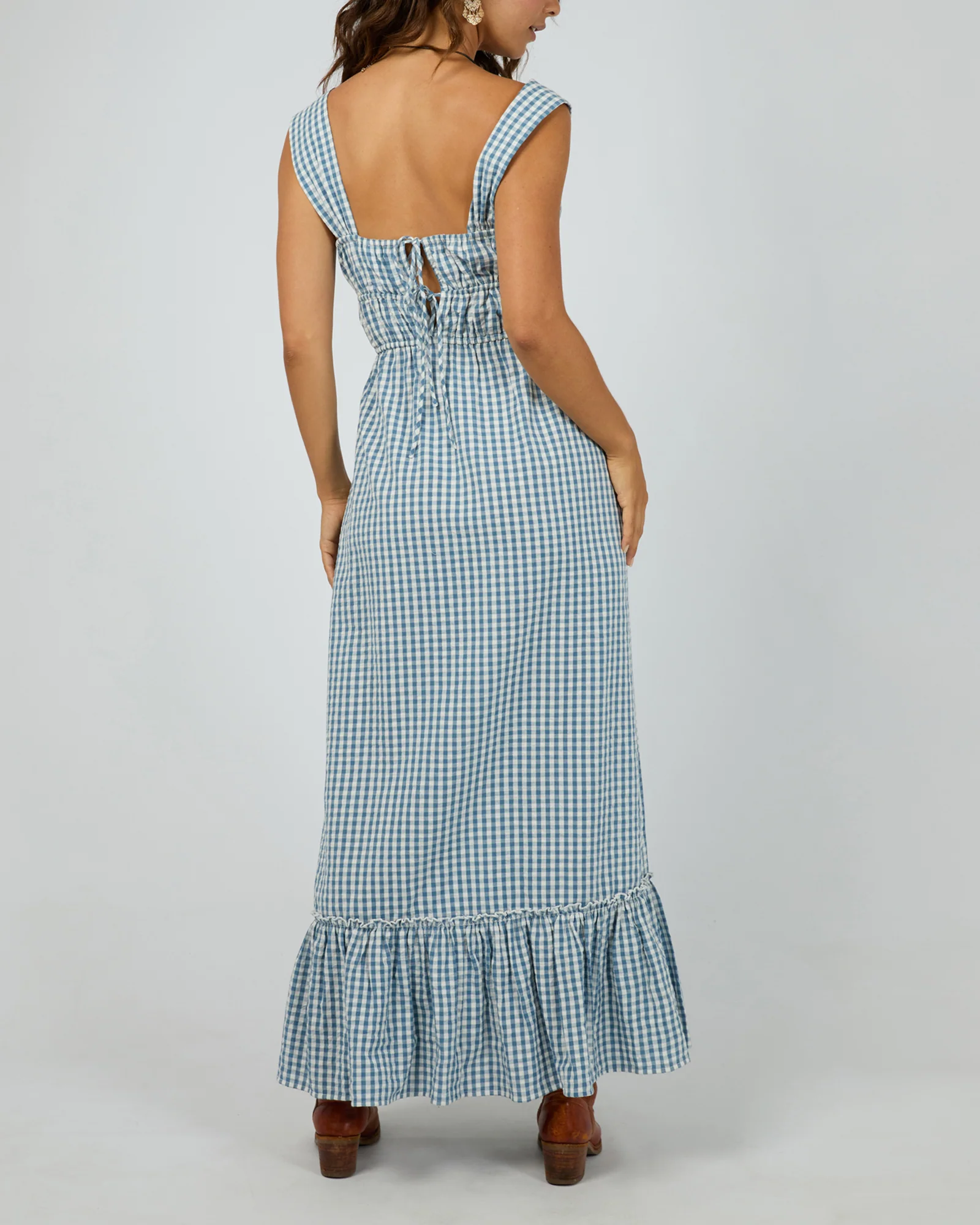 Micky Maxi Dress Check - Image 3