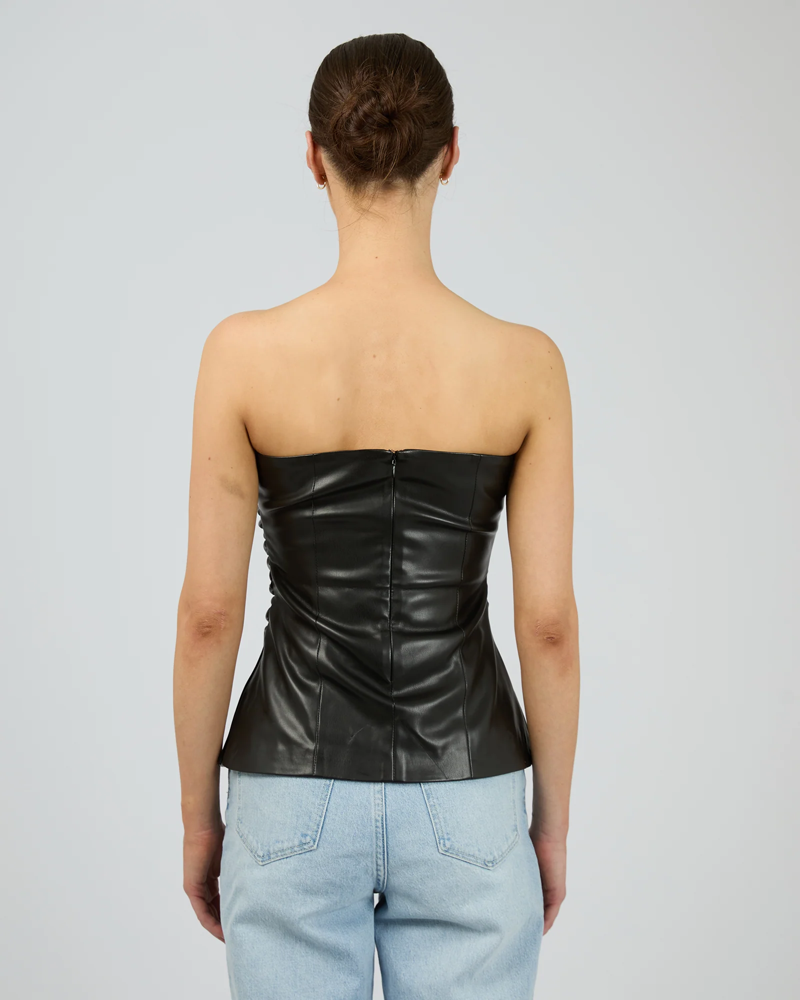 Mila Strapless Top Black - Image 3