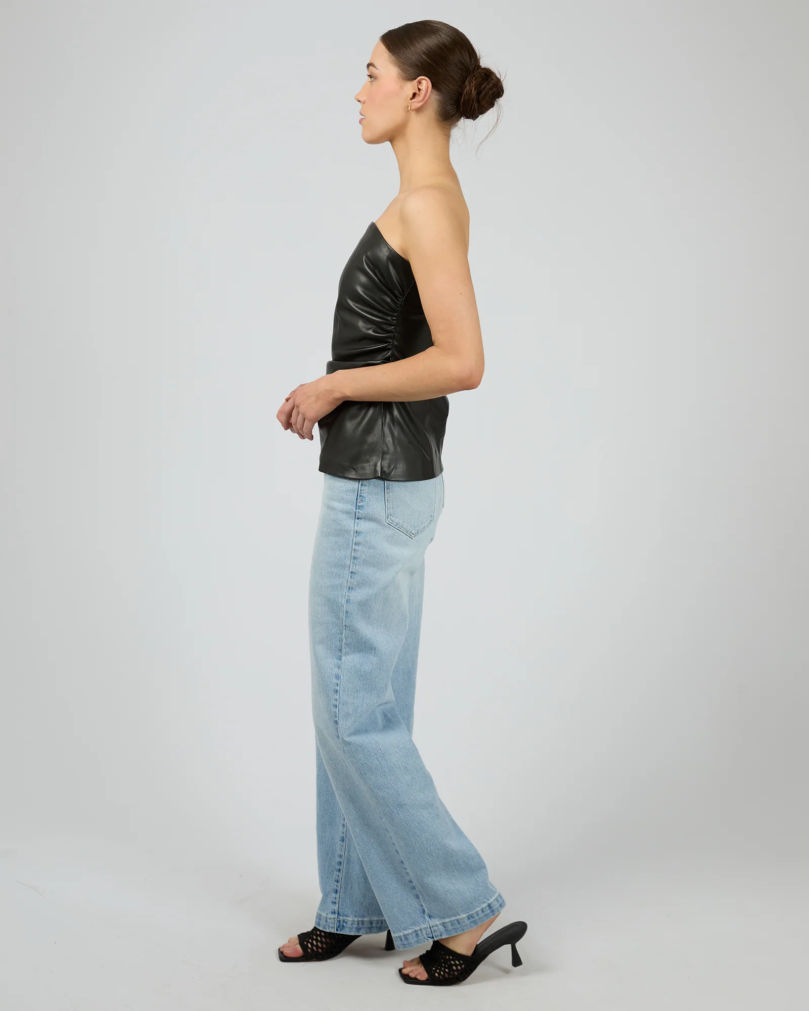 Mila Strapless Top Black - Image 6