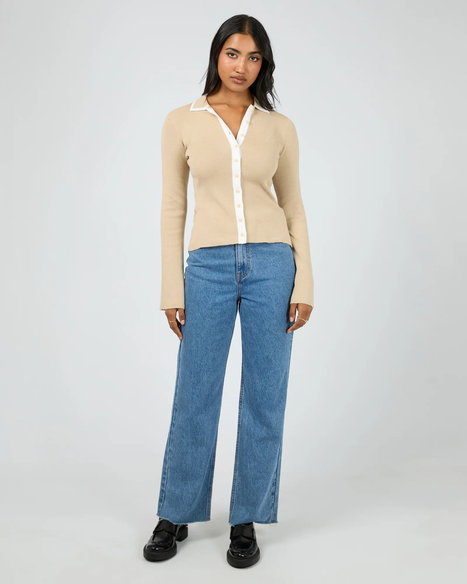 Minnie Knit Top Stone - Image 2