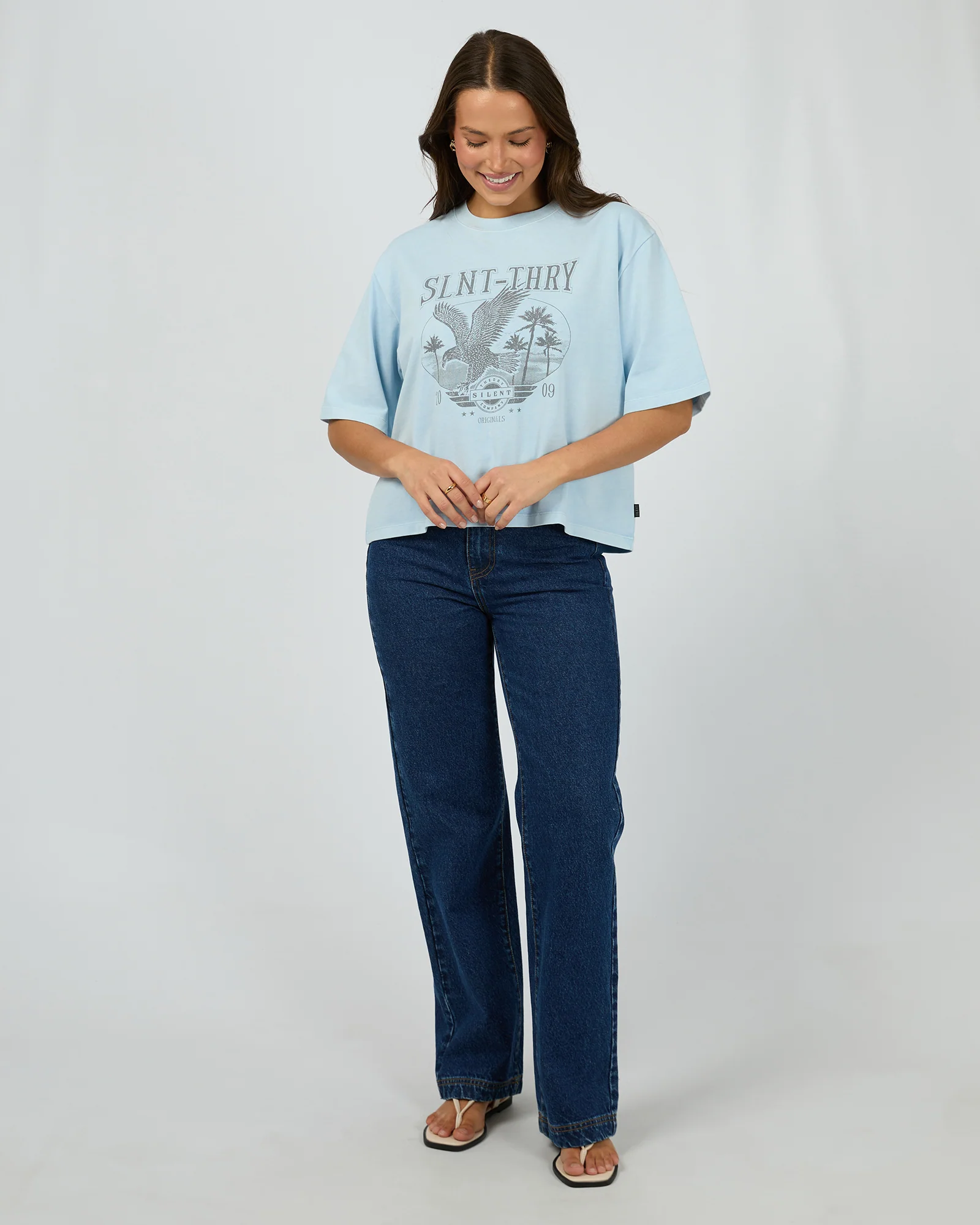 Original Eagle Tee Light Blue - Image 2