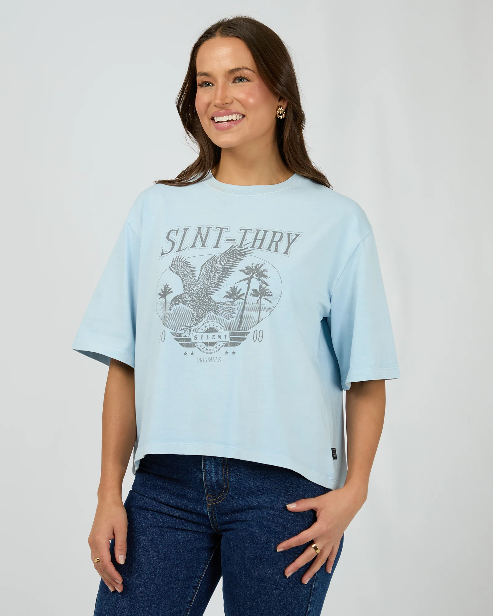 Original Eagle Tee Light Blue - Image 5