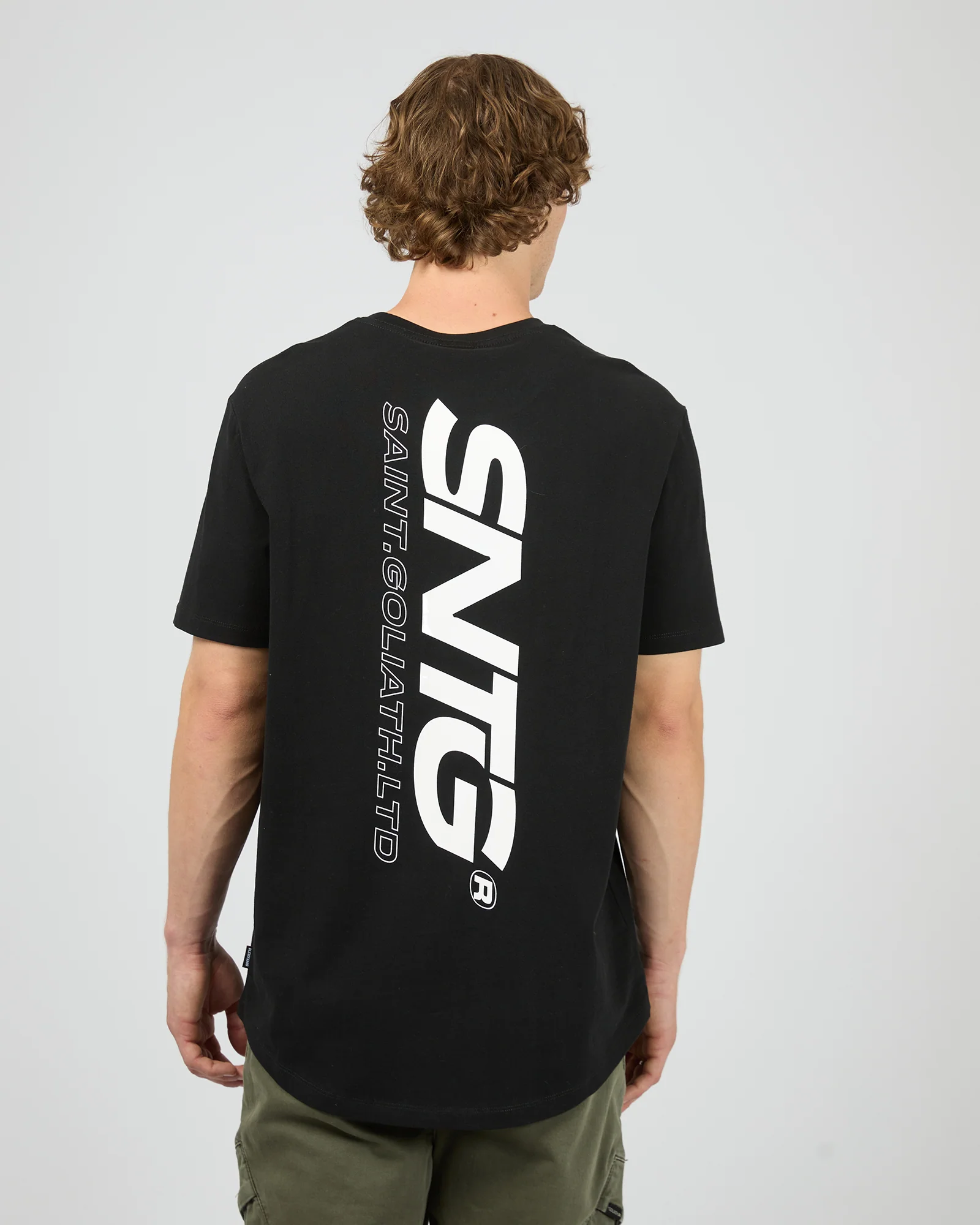 Overlapped Tee Black - Image 3