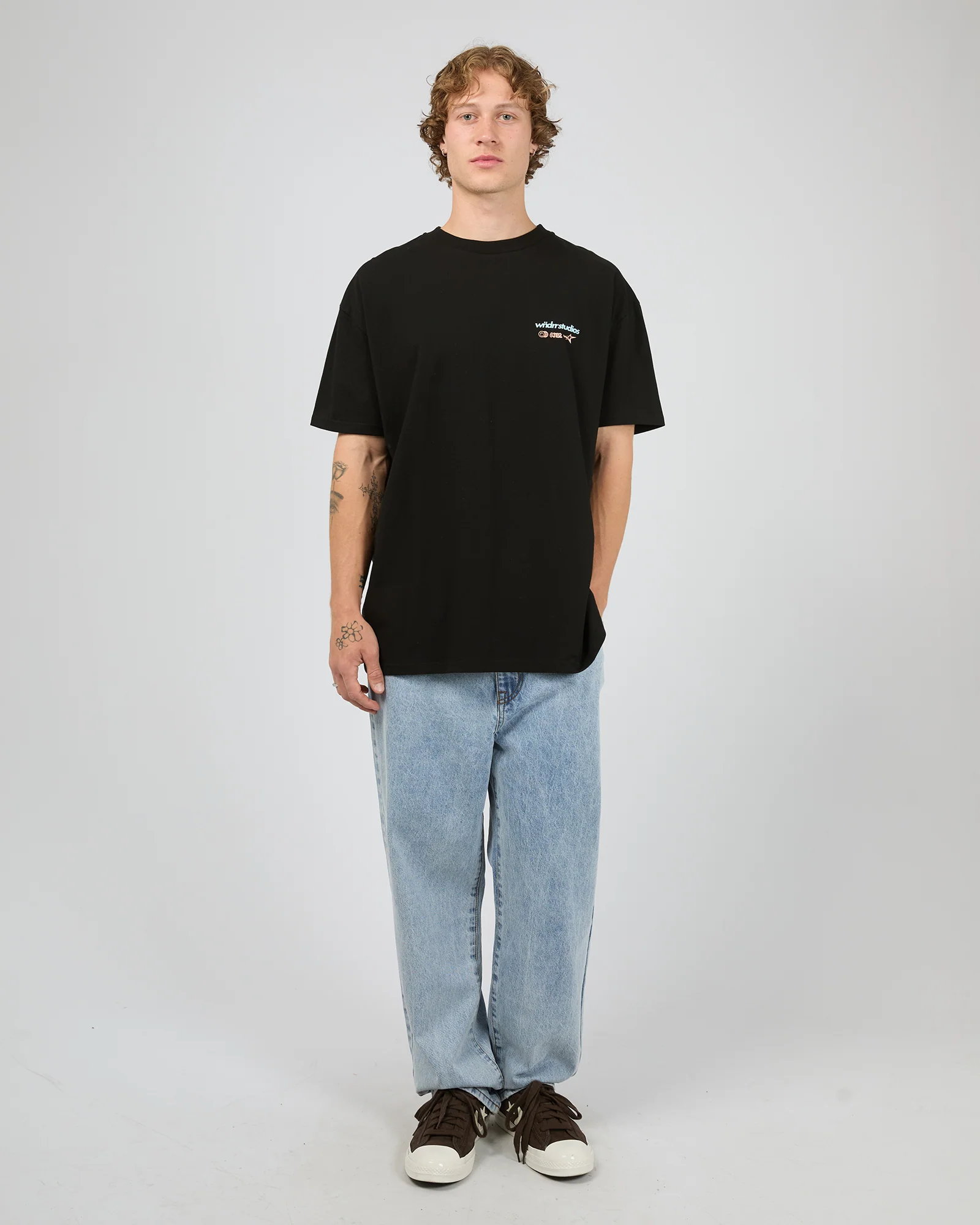 Oversteer Box Fit Tee Black - Image 3
