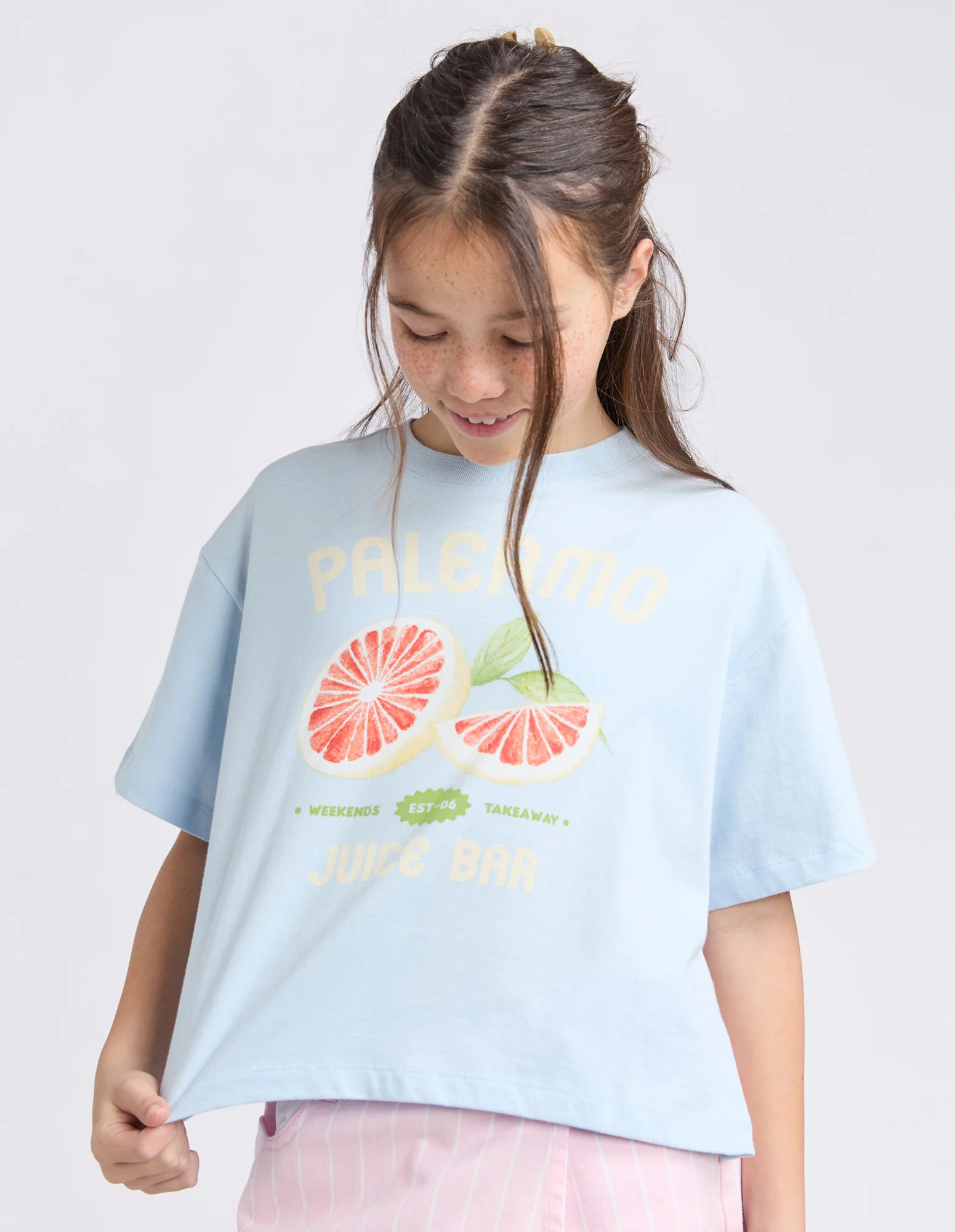 Teen Palermo Tee Light Blue - Image 4