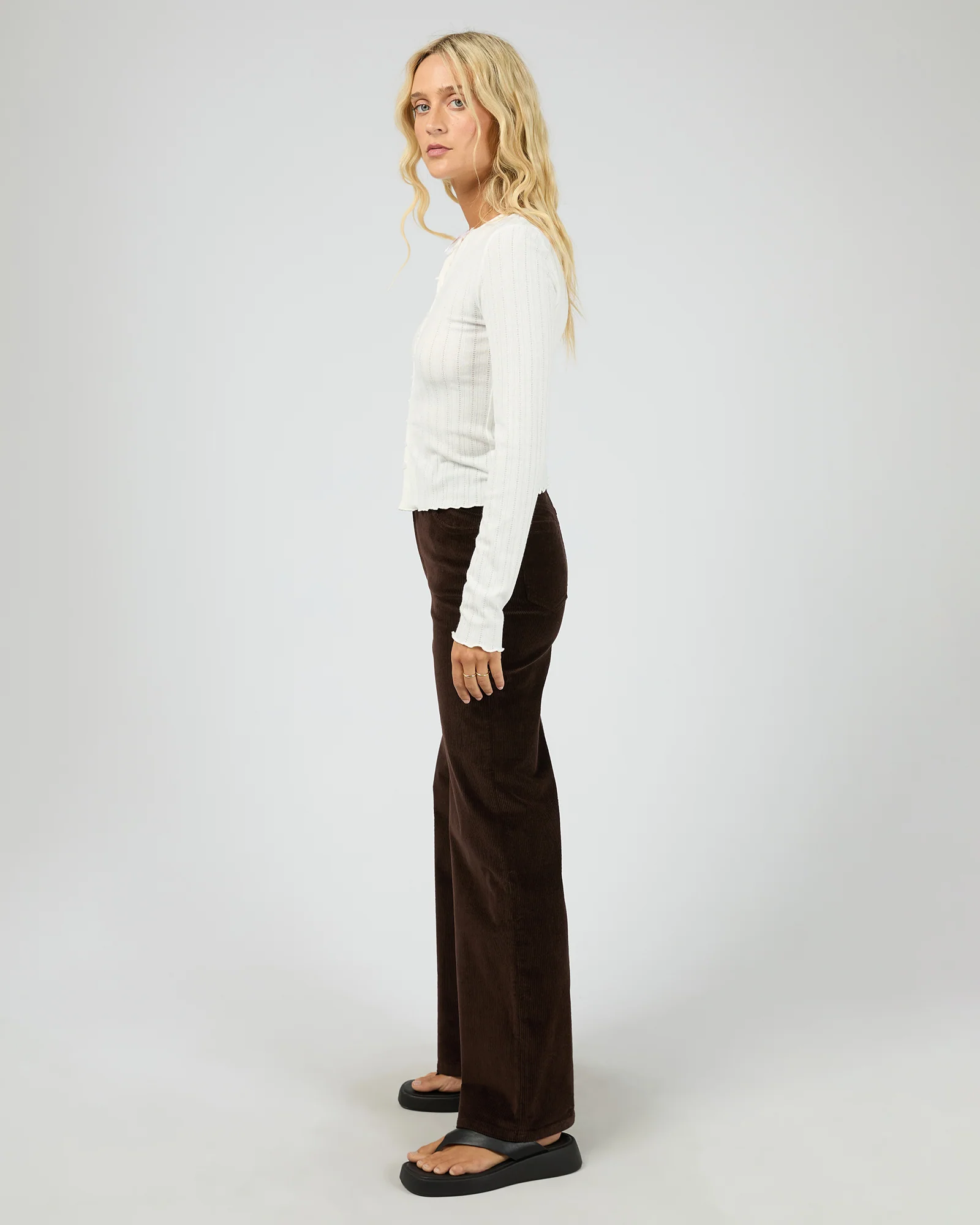 Parker Cord Pant Brown - Image 6