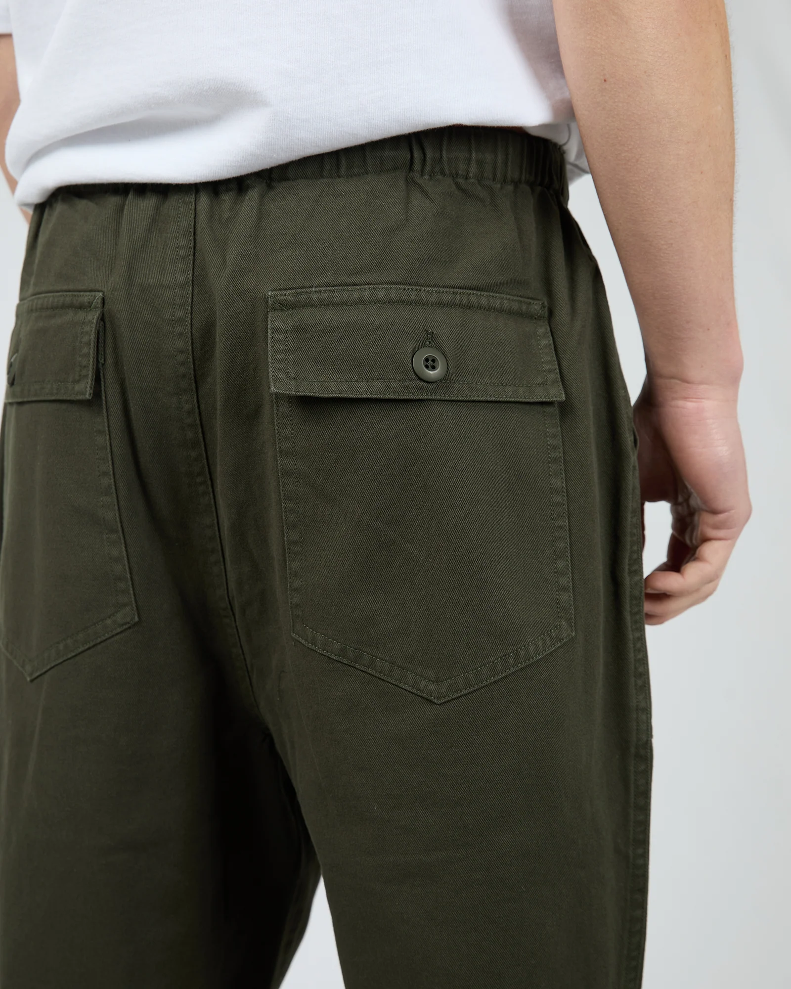 Patch Pocket Pant Khaki - Image 5