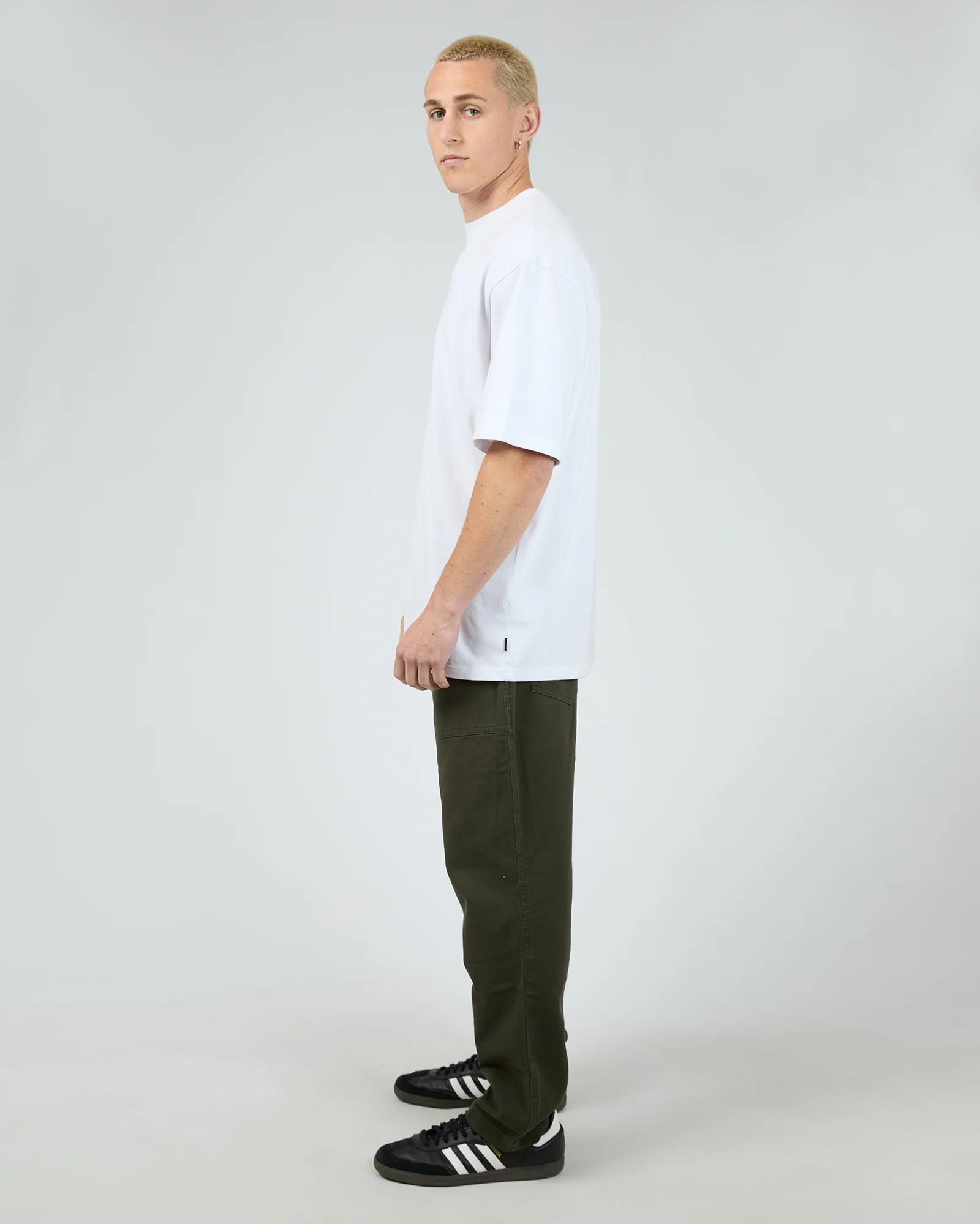 Patch Pocket Pant Khaki - Image 6