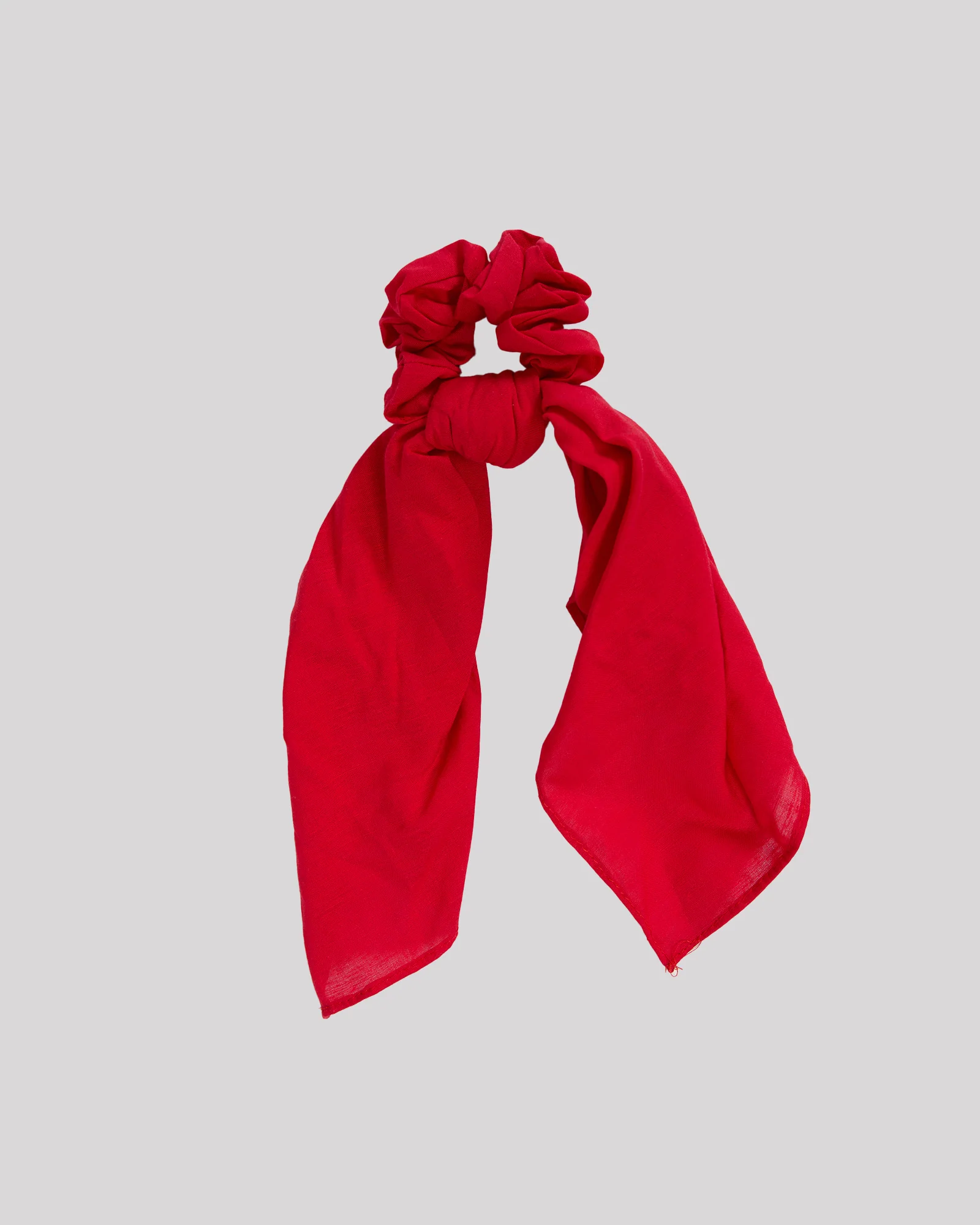 Peppa Knot Scrunchie Red