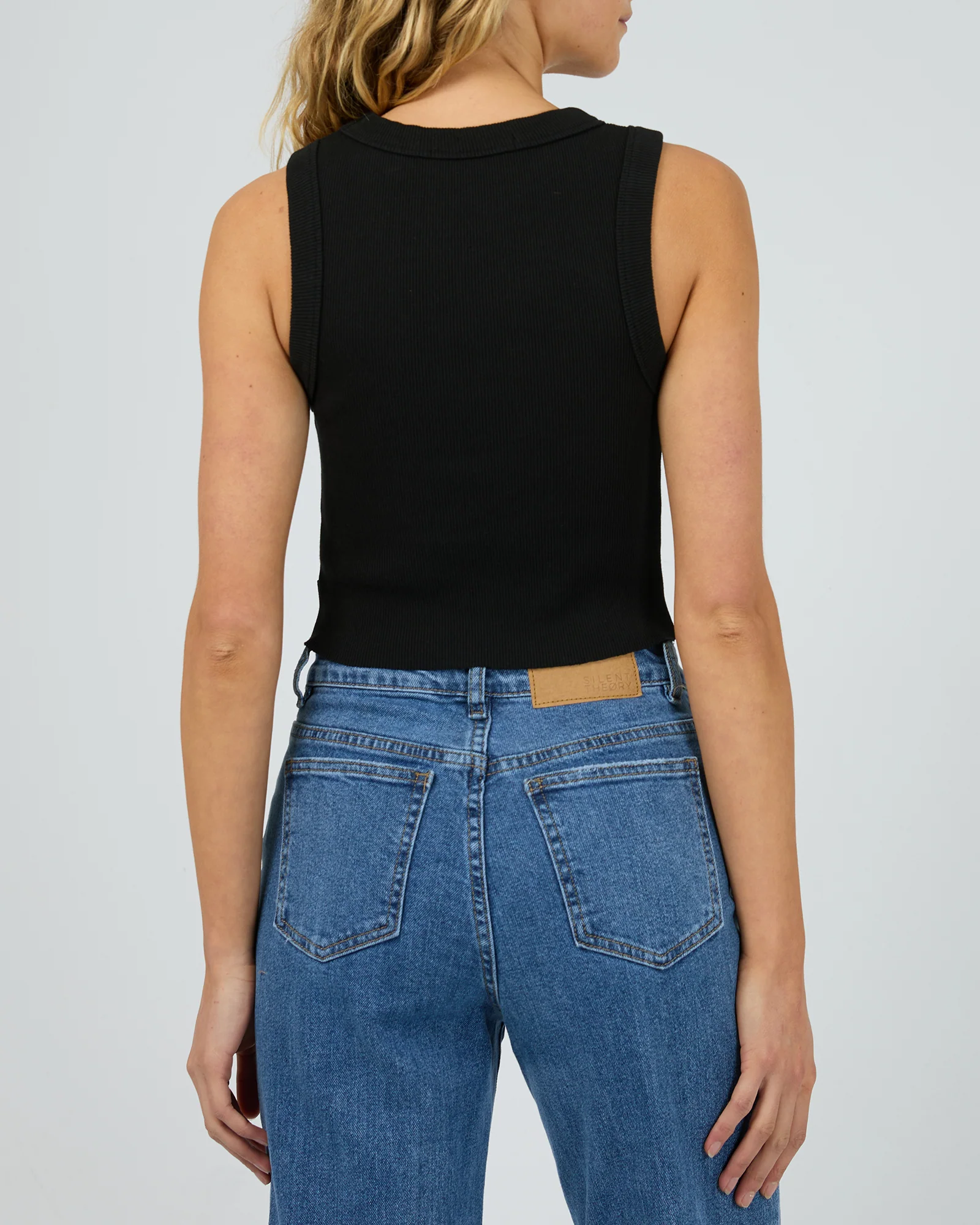 Pia Crop Tank Black - Image 3