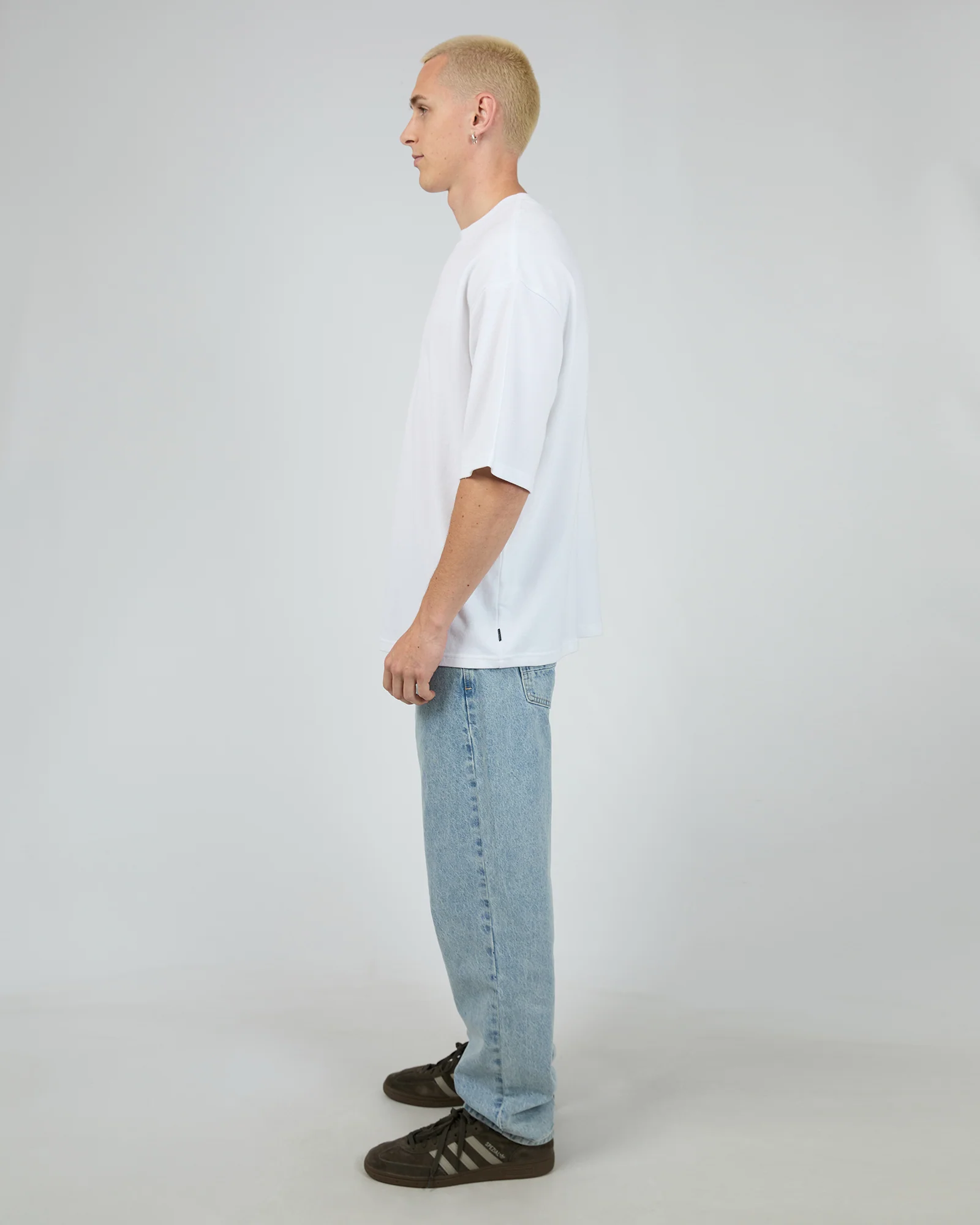 Pique Box Tee White - Image 6