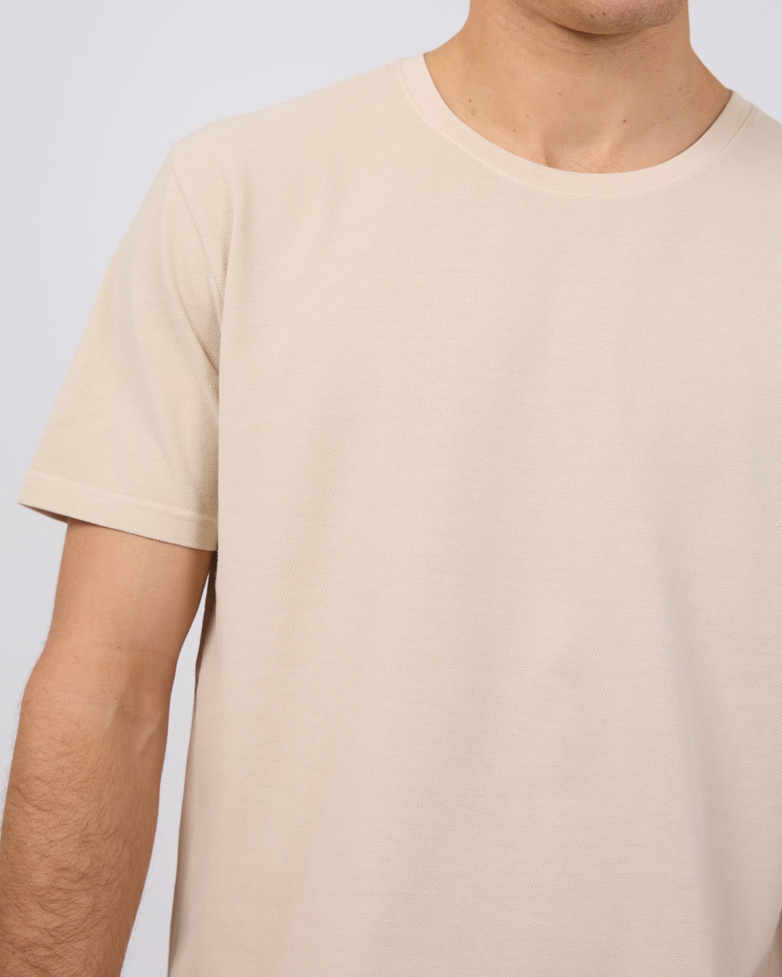Pique Tee Chalk - Image 5