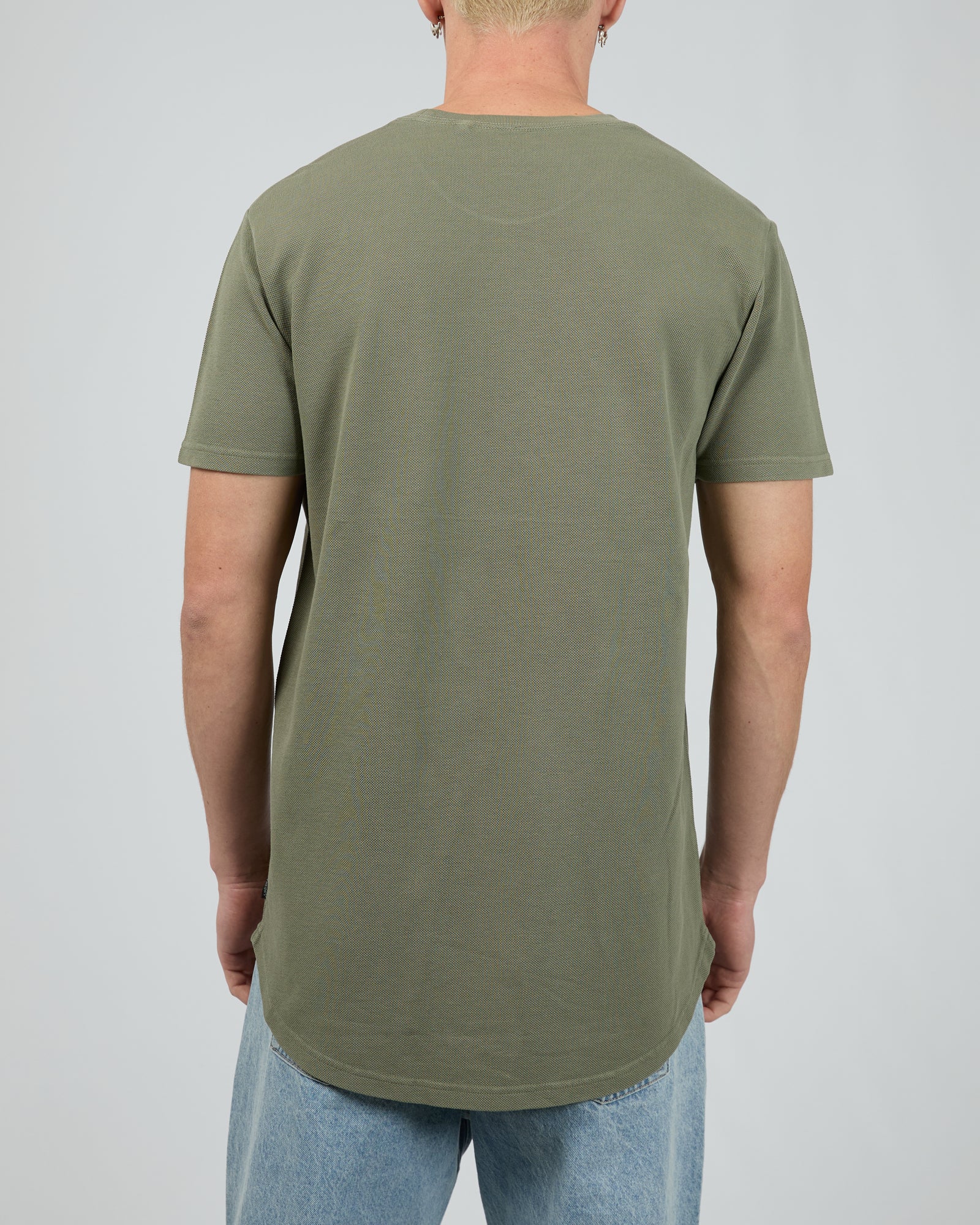 Pique Tee Khaki - Image 3