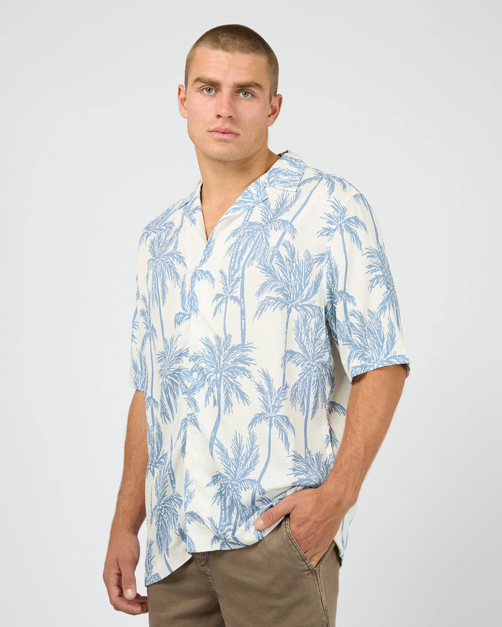 Pool Bar Short Sleeve Shirt White - Image 4