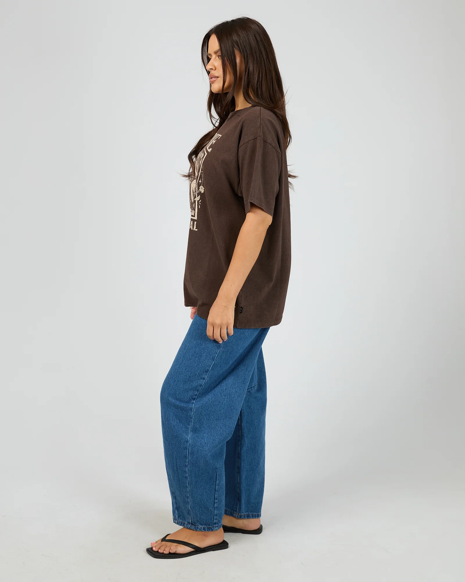 Prairie Relaxed Tee Brown - Image 6