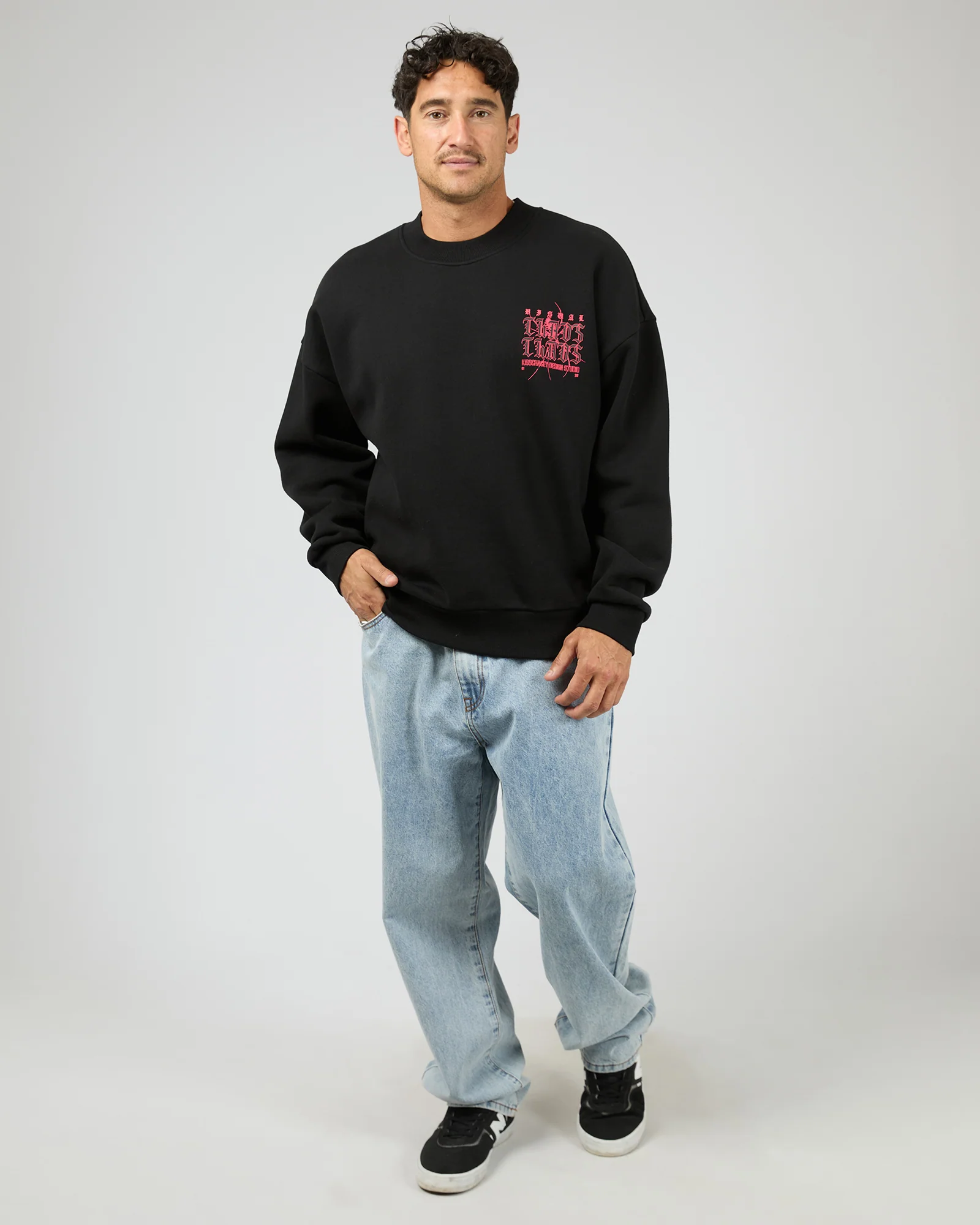 Protestant Box Fit Sweater Black - Image 2
