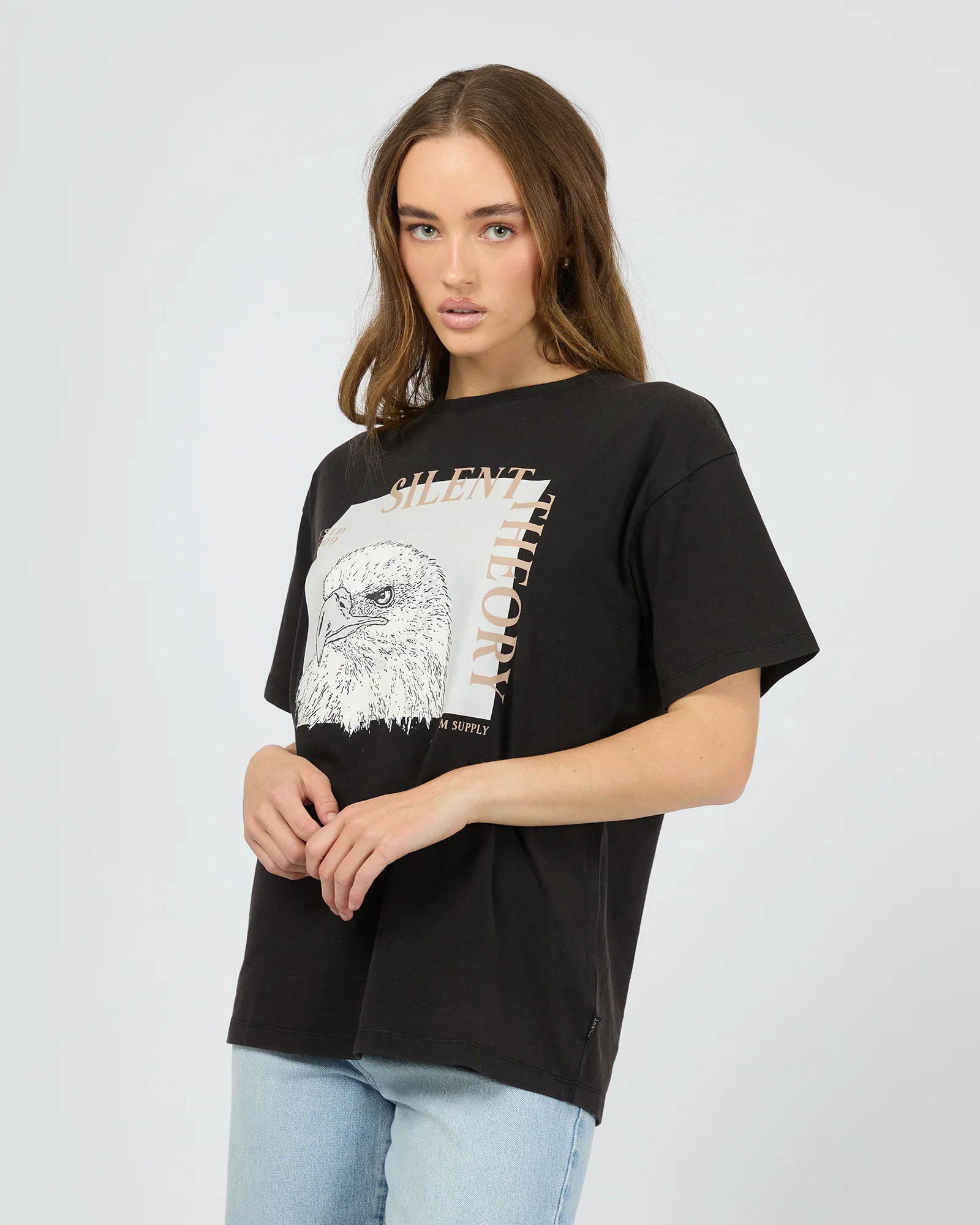 Quaint Tee Washed Black - Image 4