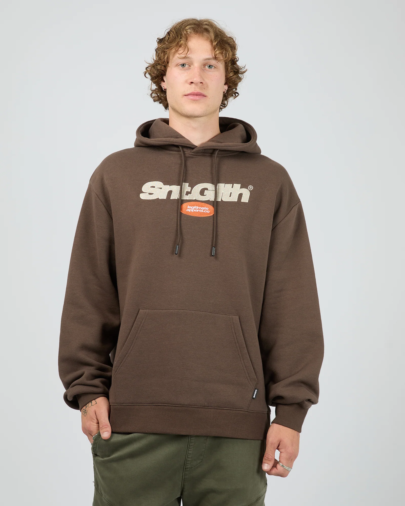 Radial Hoodie Brown
