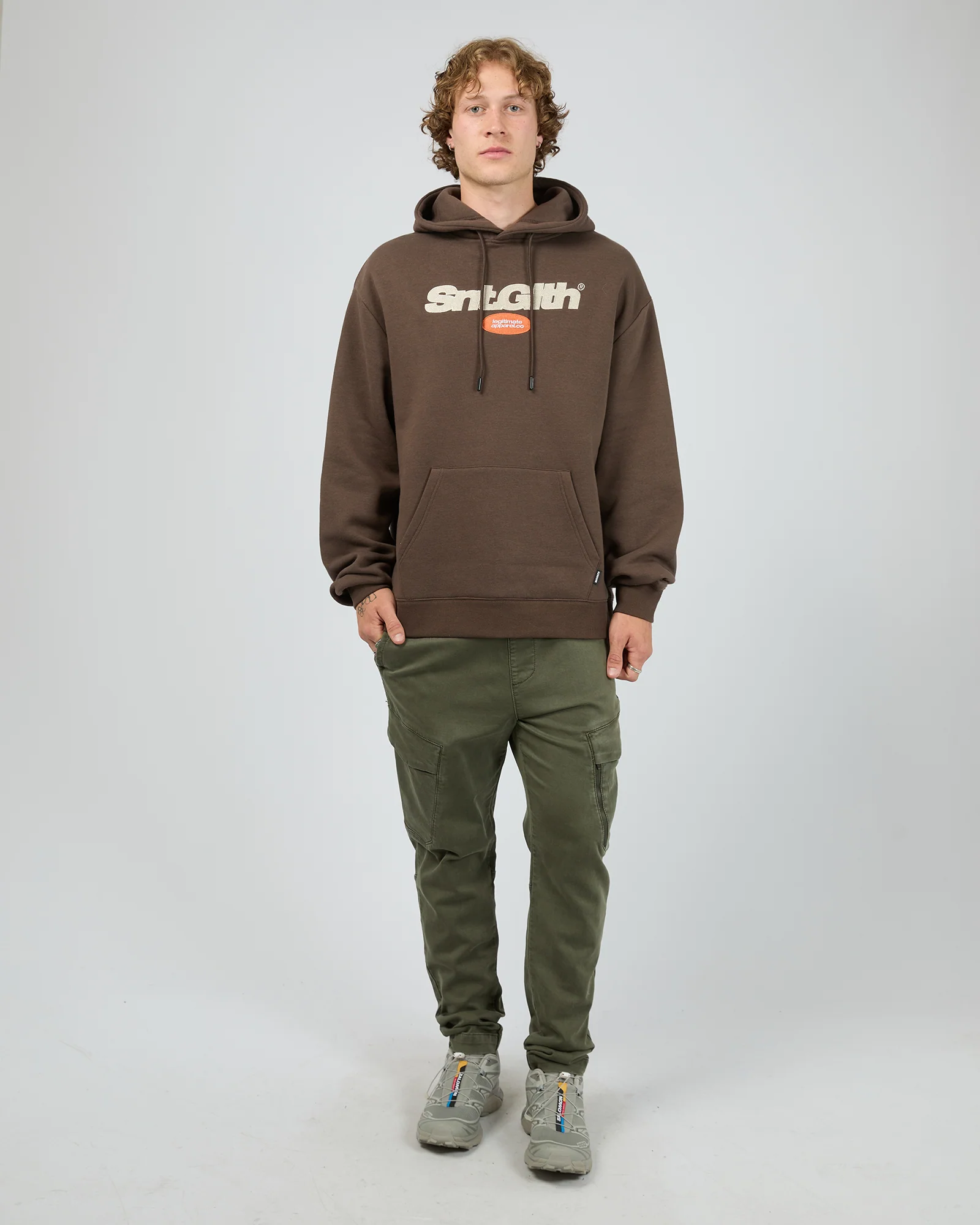 Radial Hoodie Brown - Image 2