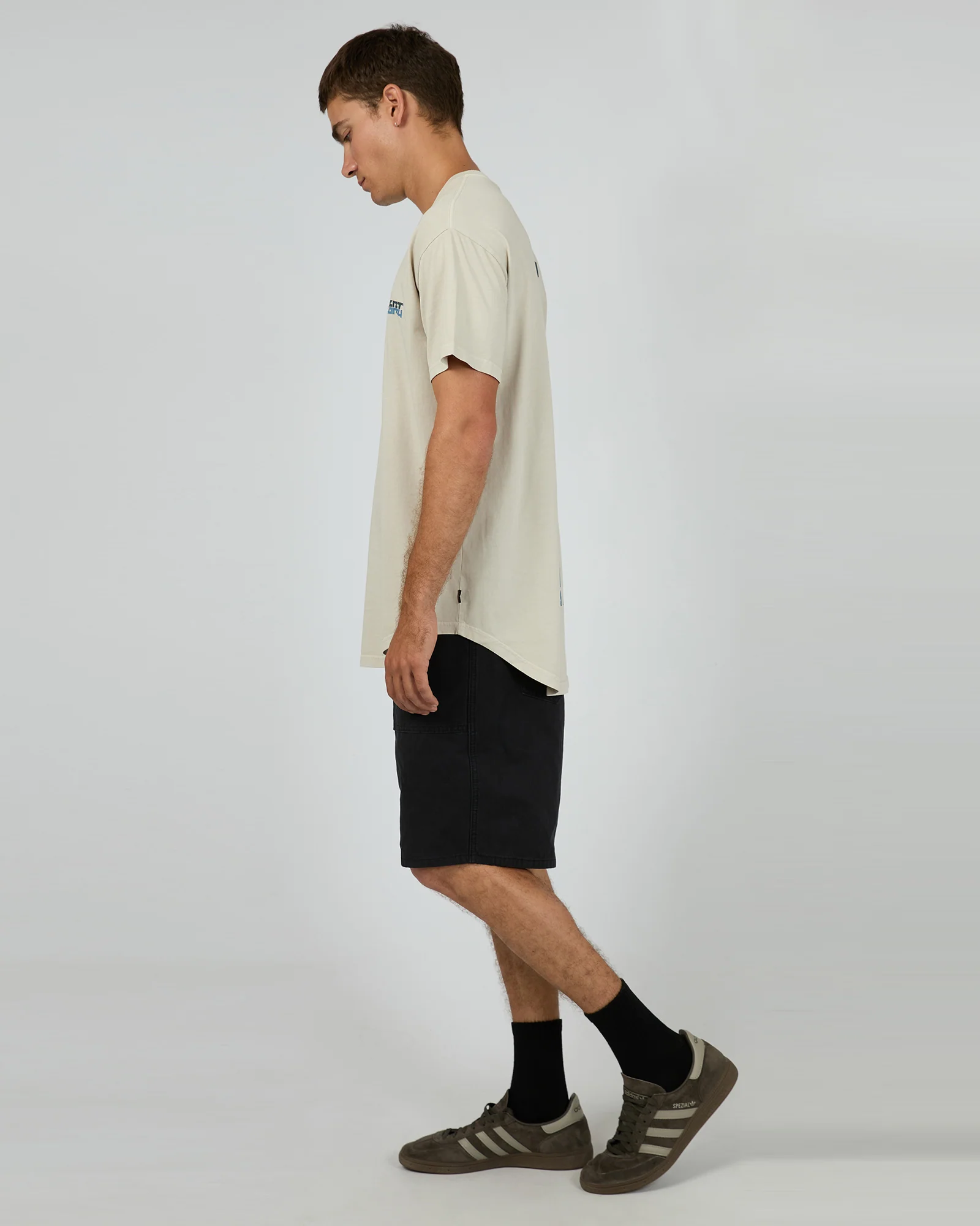 Rail Scoop Tee Grey - Image 6