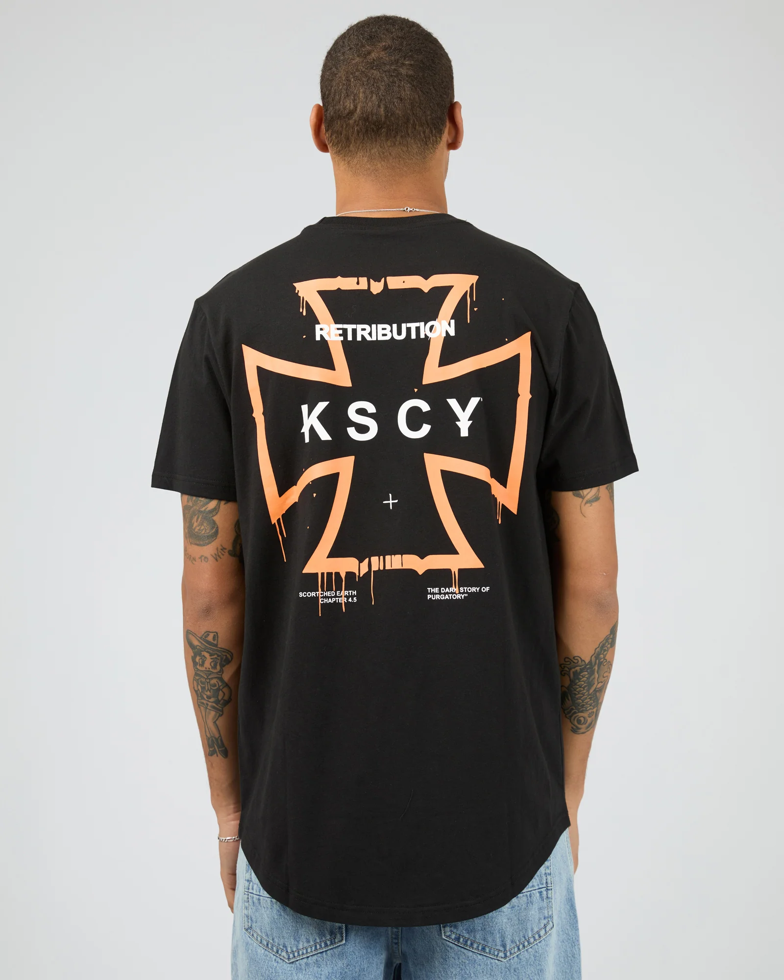 Retribution Dual Curved Tee Black - Image 2