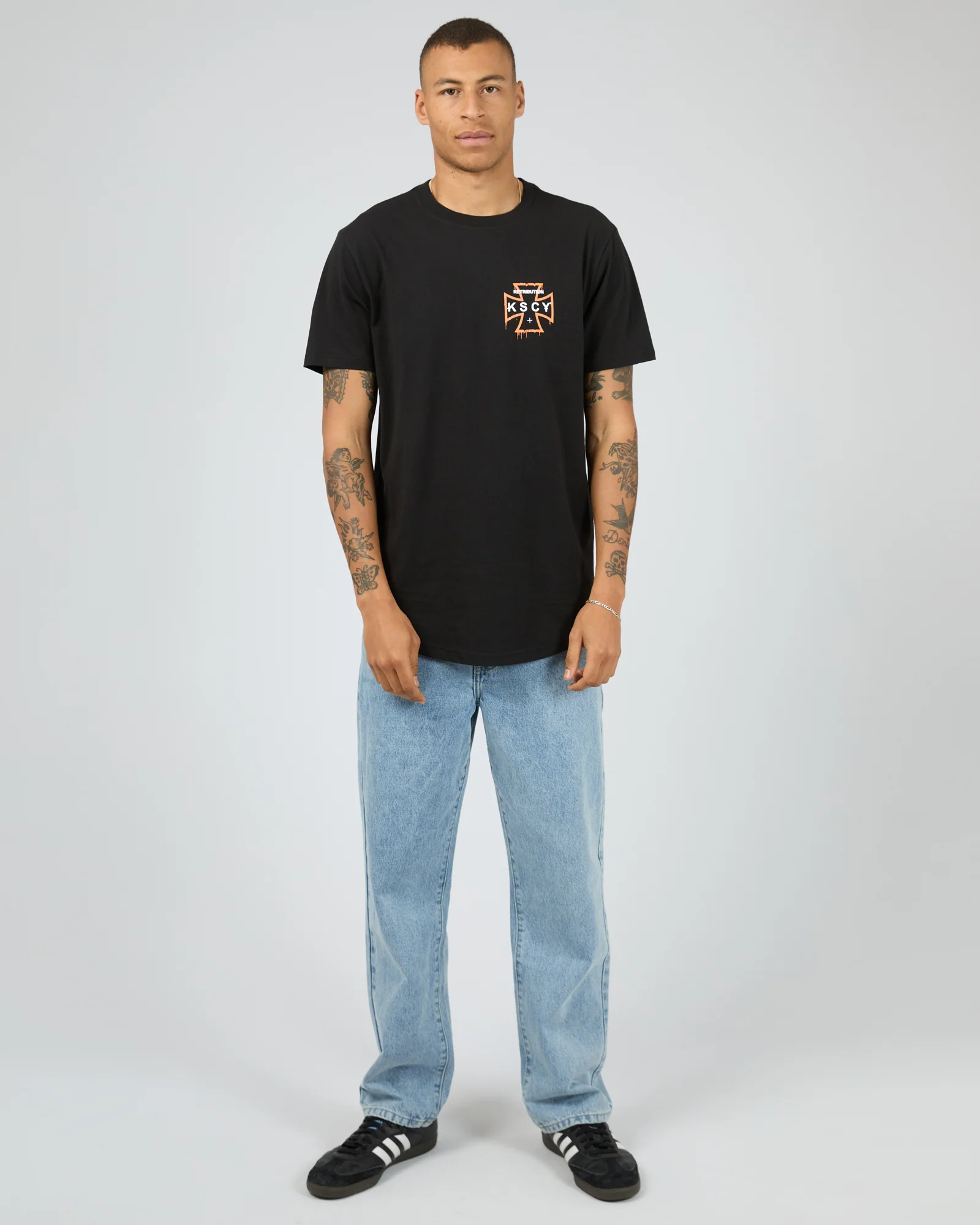 Retribution Dual Curved Tee Black - Image 3