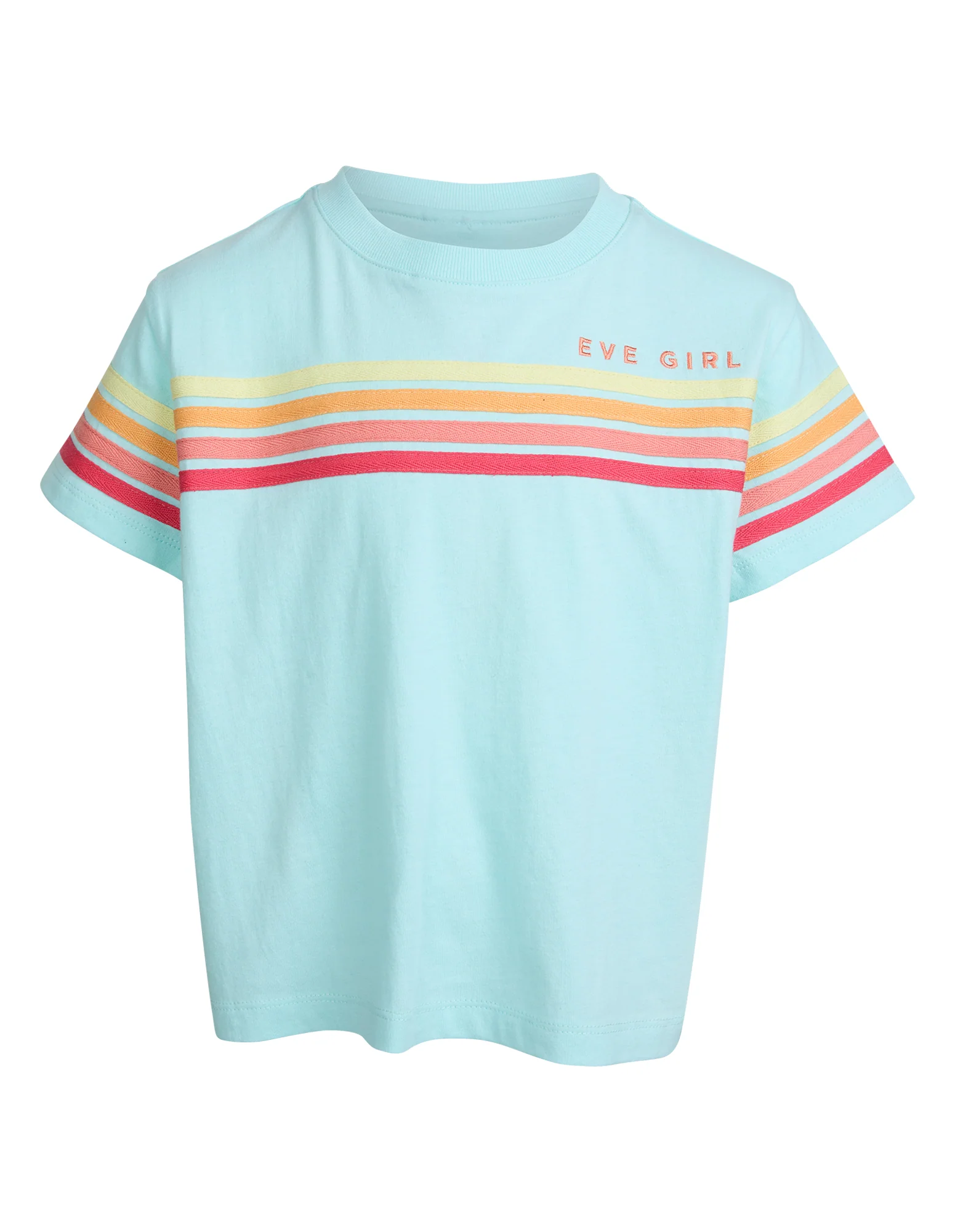 Kids Retro Tee Light Blue - Image 5
