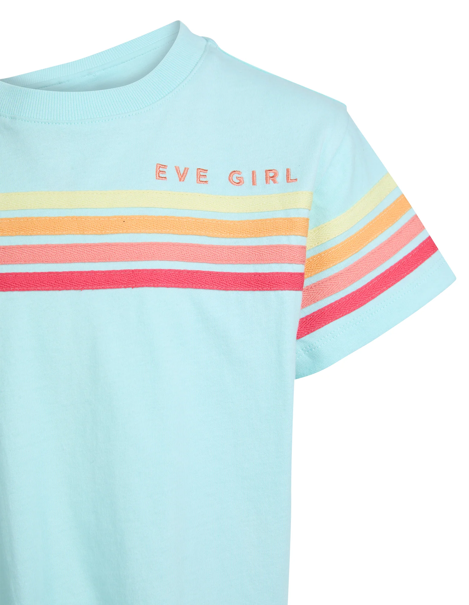 Kids Retro Tee Light Blue - Image 6