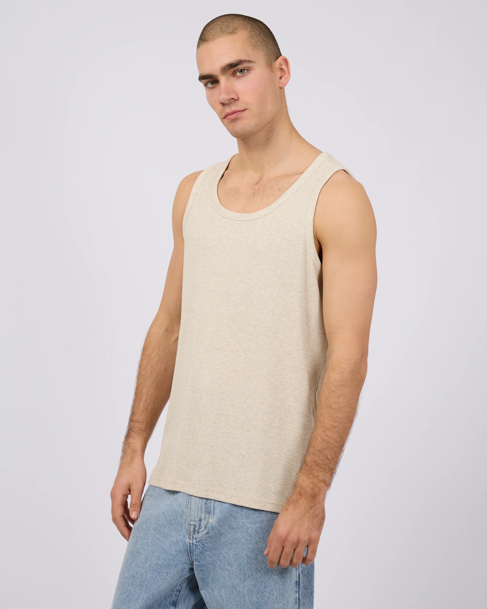 Rib Tank Oat - Image 4