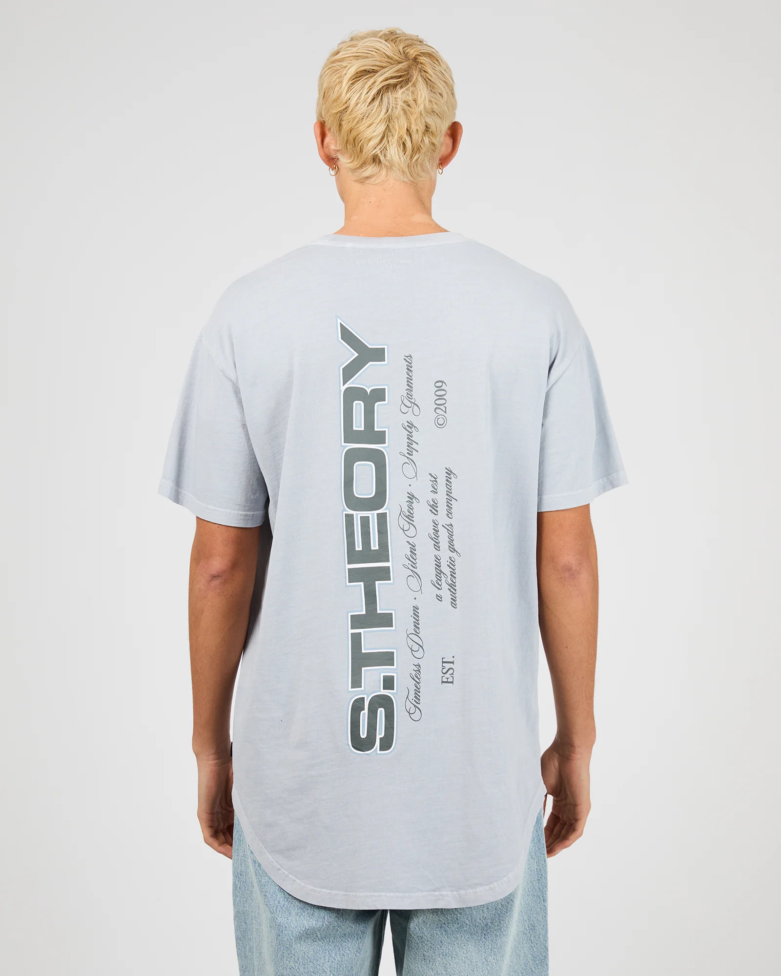 Ridge Scoop Tee Sky Blue - Image 3