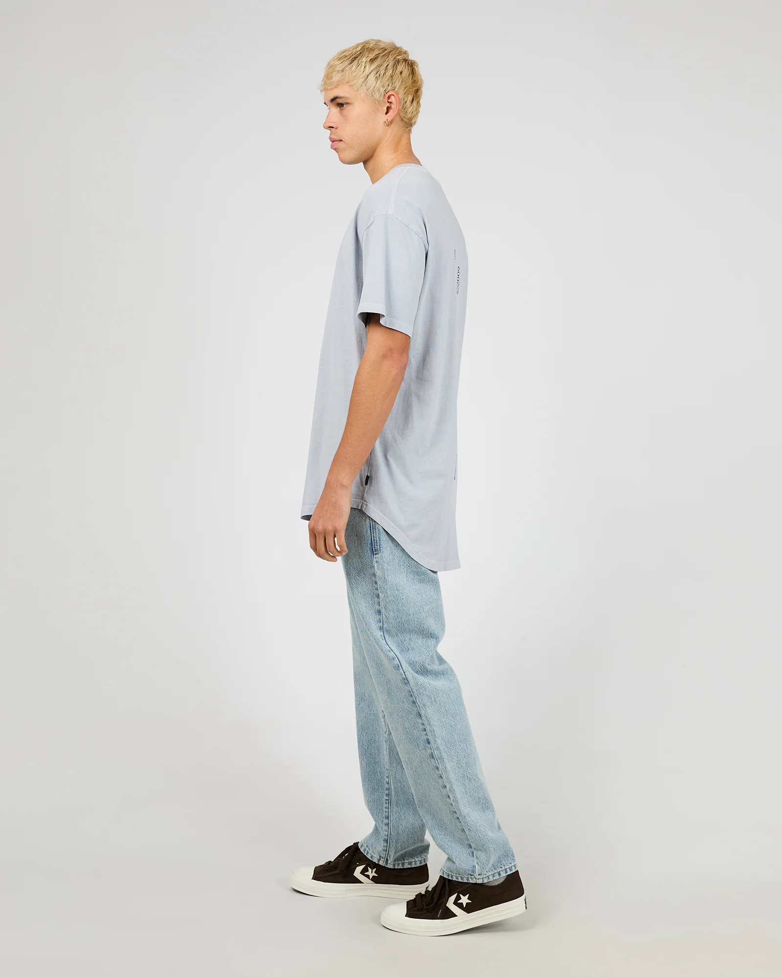 Ridge Scoop Tee Sky Blue - Image 6