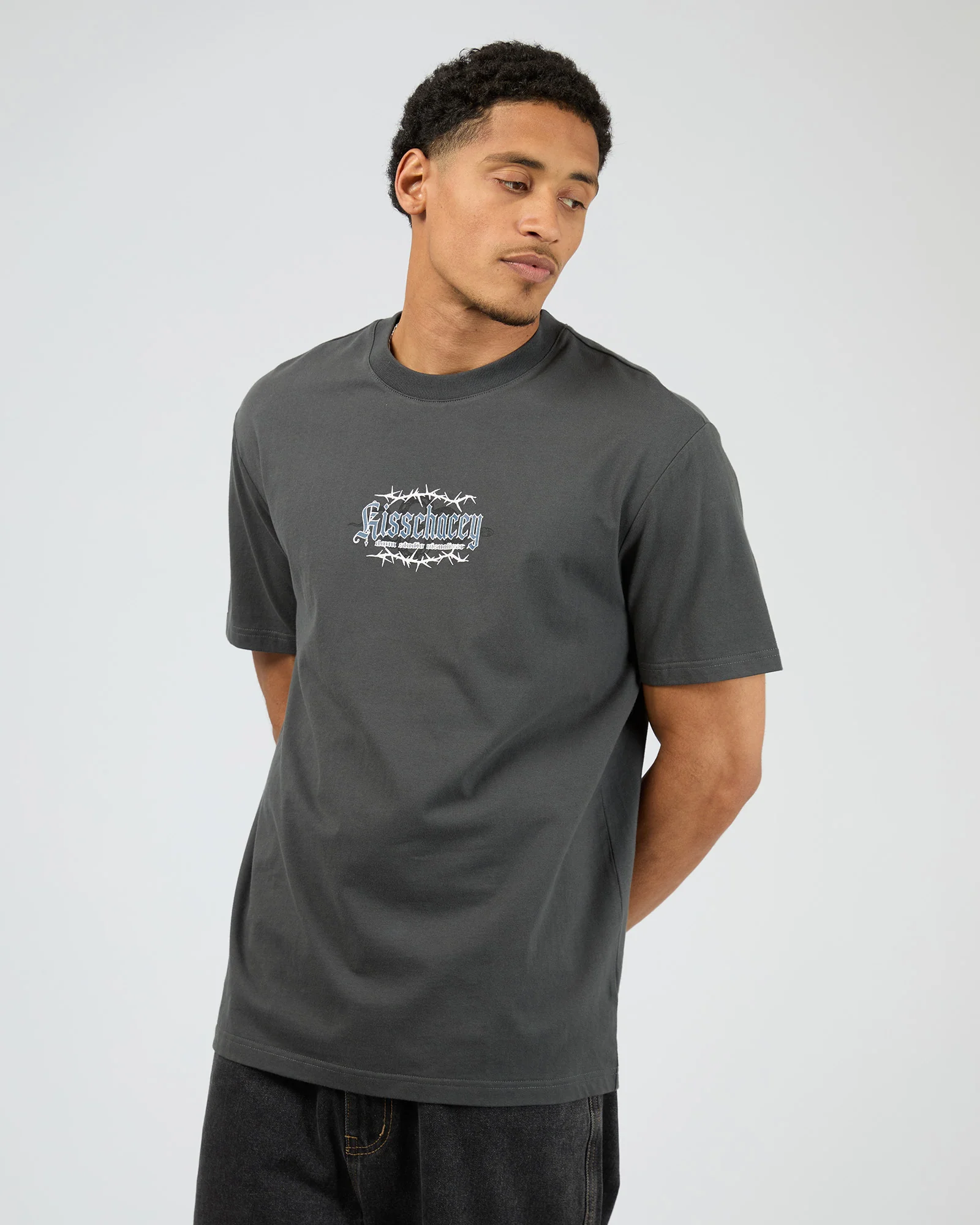 Risen Relaxed Tee Asphalt