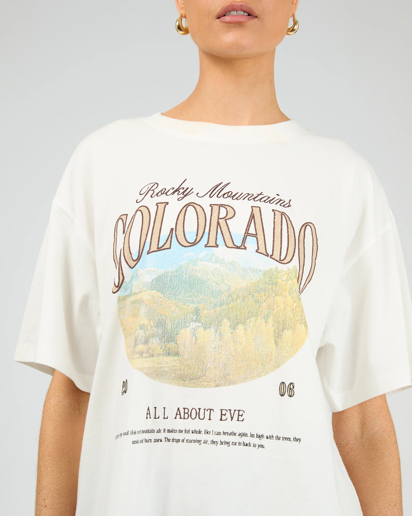 Rocky Mountains Relaxed Tee Vintage White - Image 5