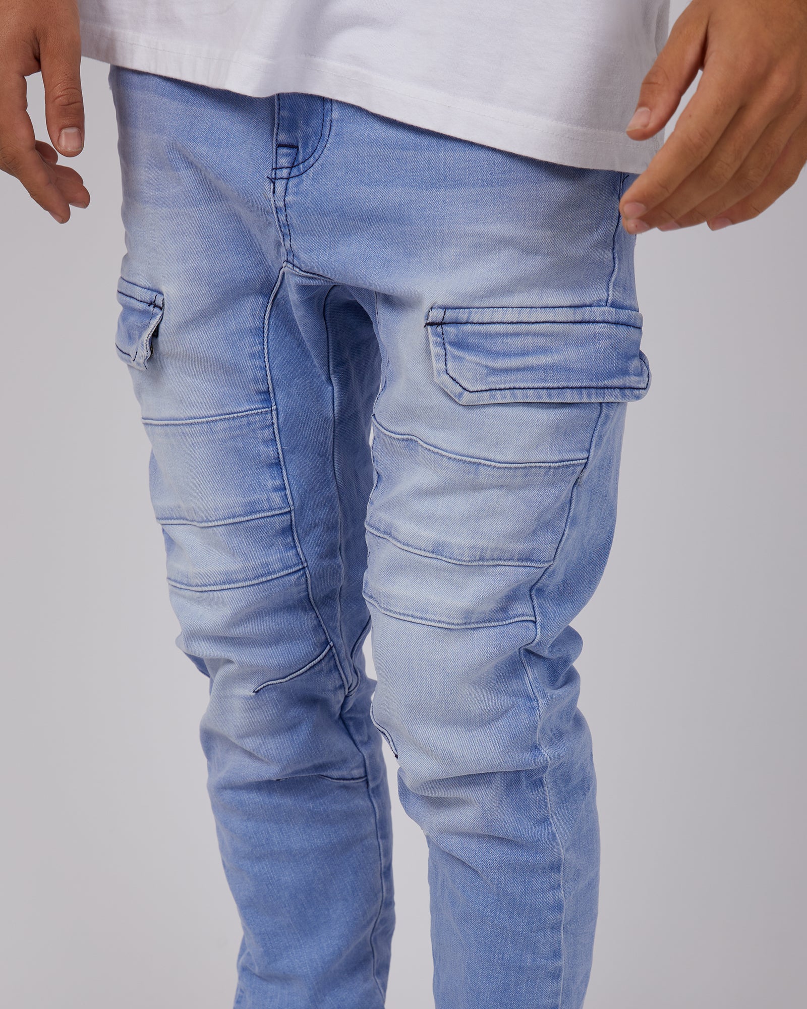 Salem Cargo Jogger Crystal Blue - Image 5