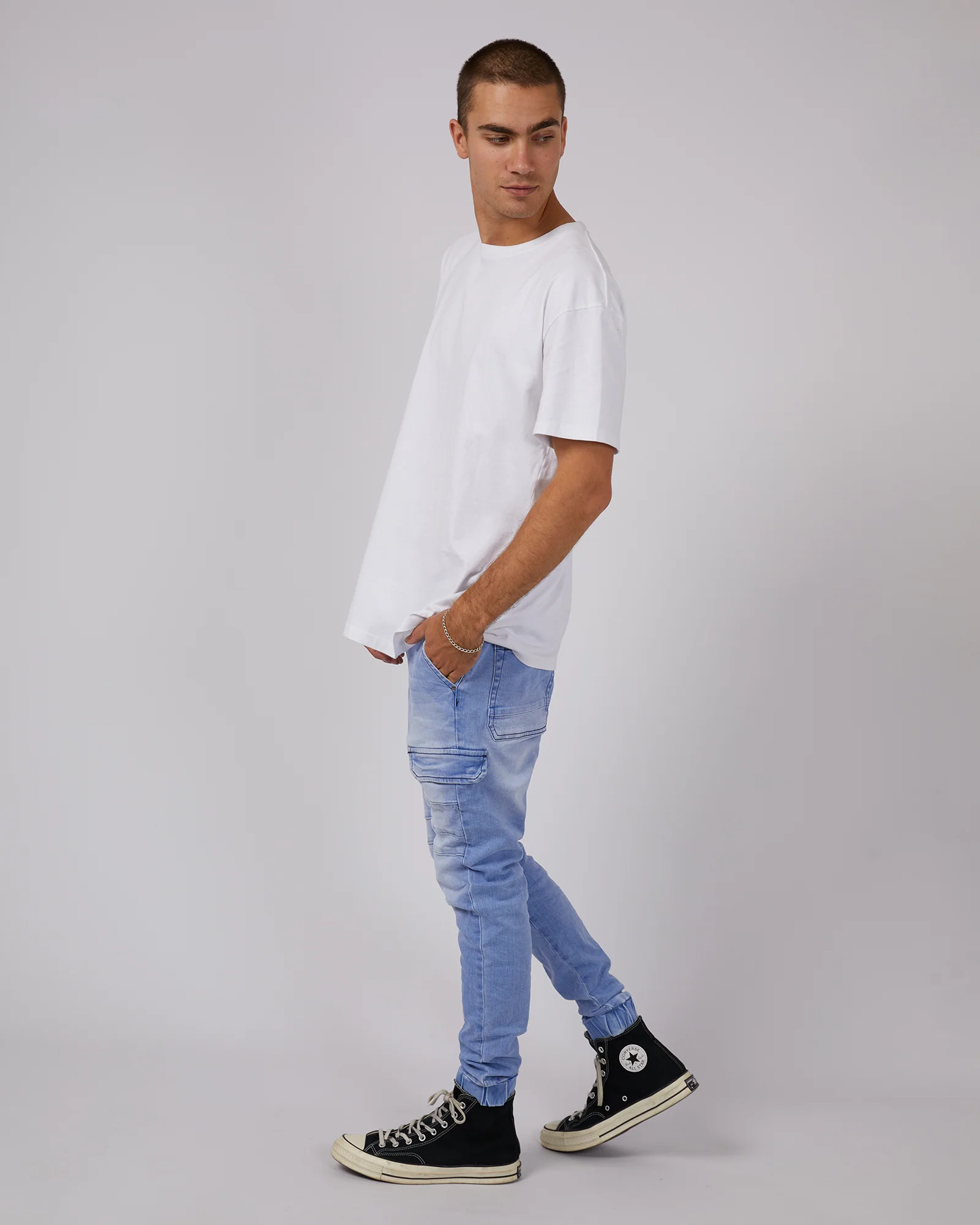 Salem Cargo Jogger Crystal Blue - Image 6