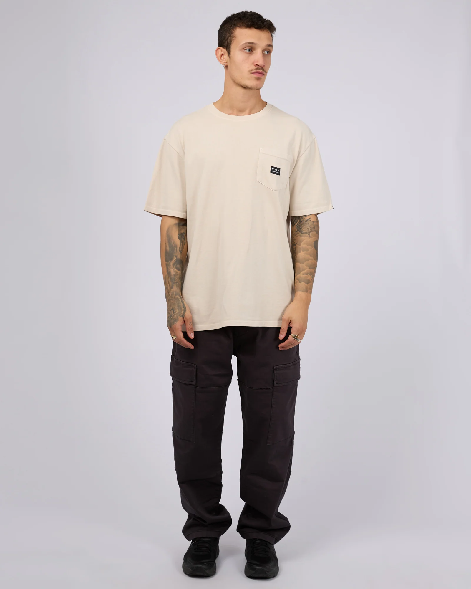 Sg Pocket Tee Stone - Image 3