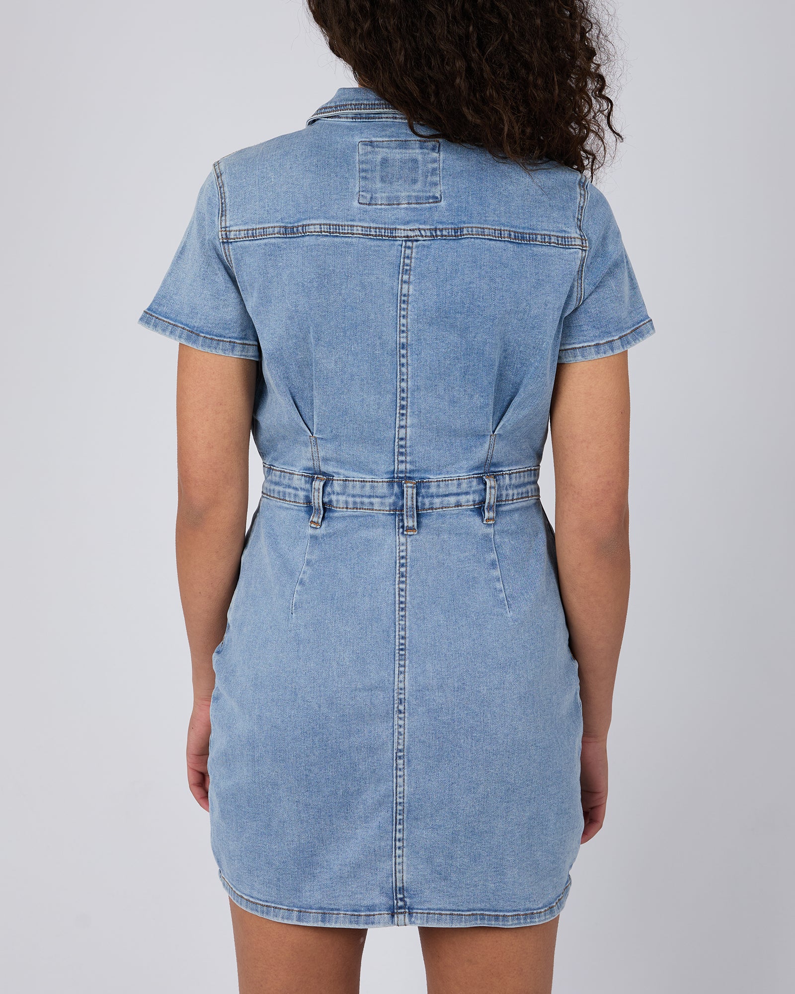 Shay Mini Dress Light Blue - Image 3