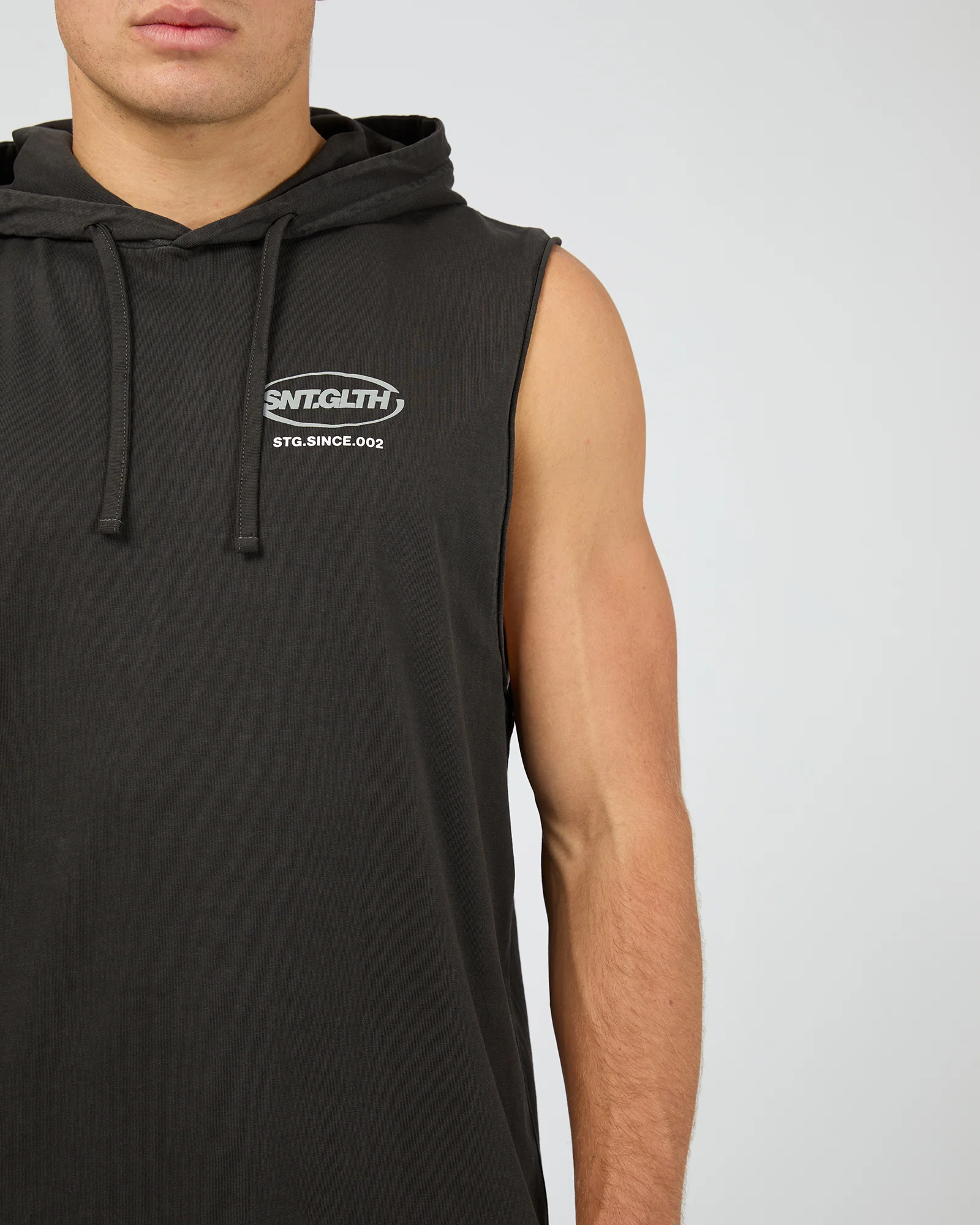 Short Circuit Hooded Muscle Black - Image 5
